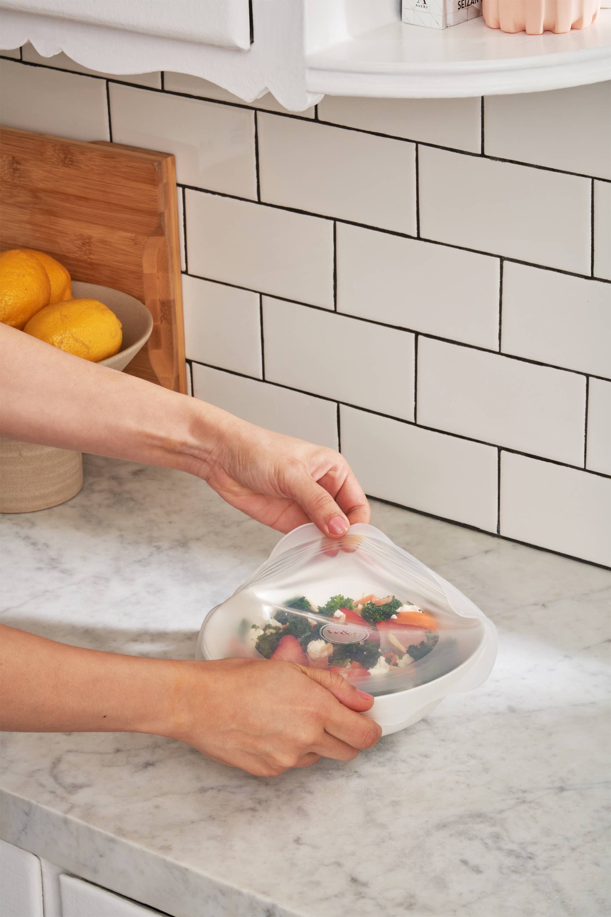 Coperchi elastici in silicone riutilizzabili - set da 6 