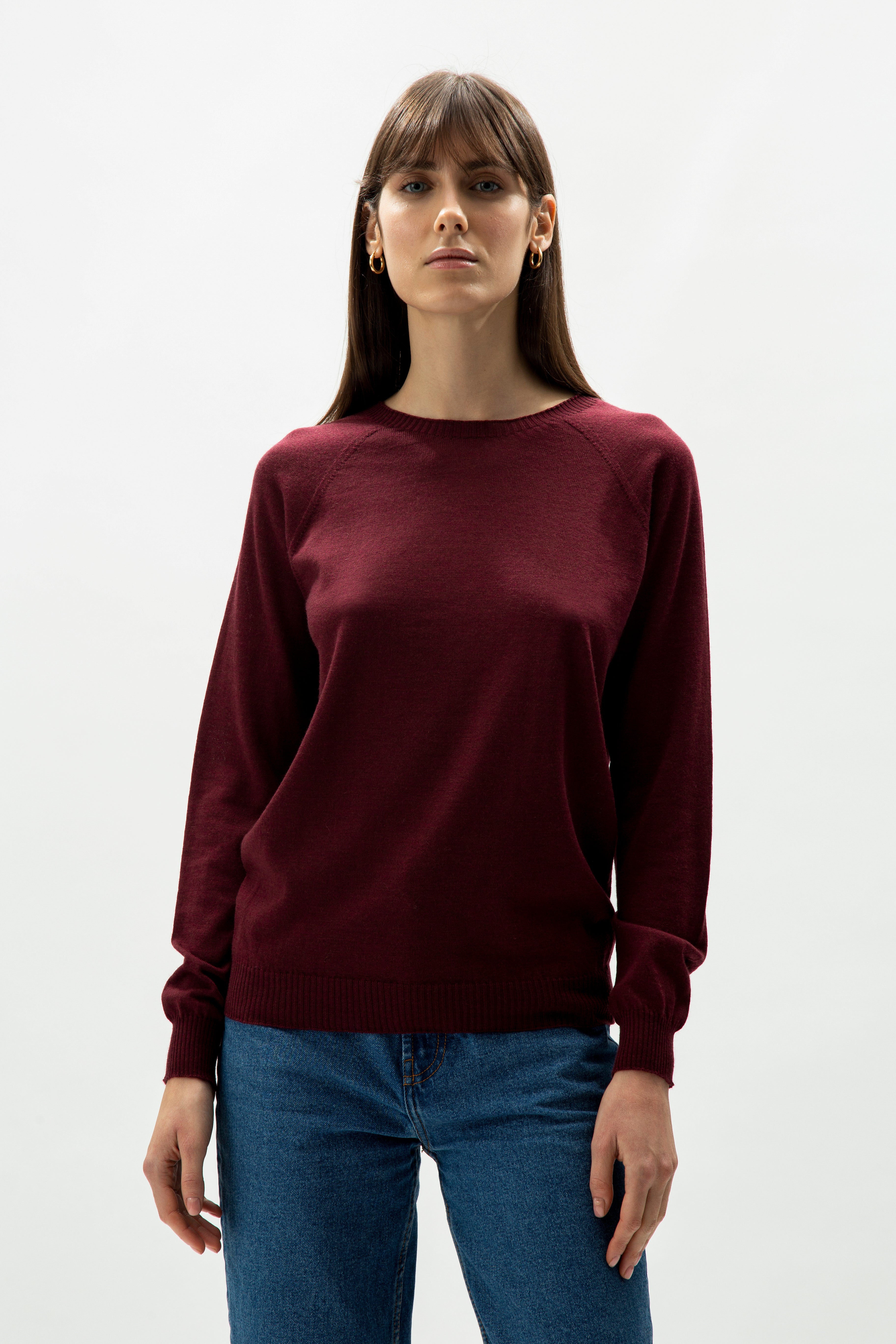 Extra Fine Merino Wool Crewneck Sweater (3D-Knit)-9