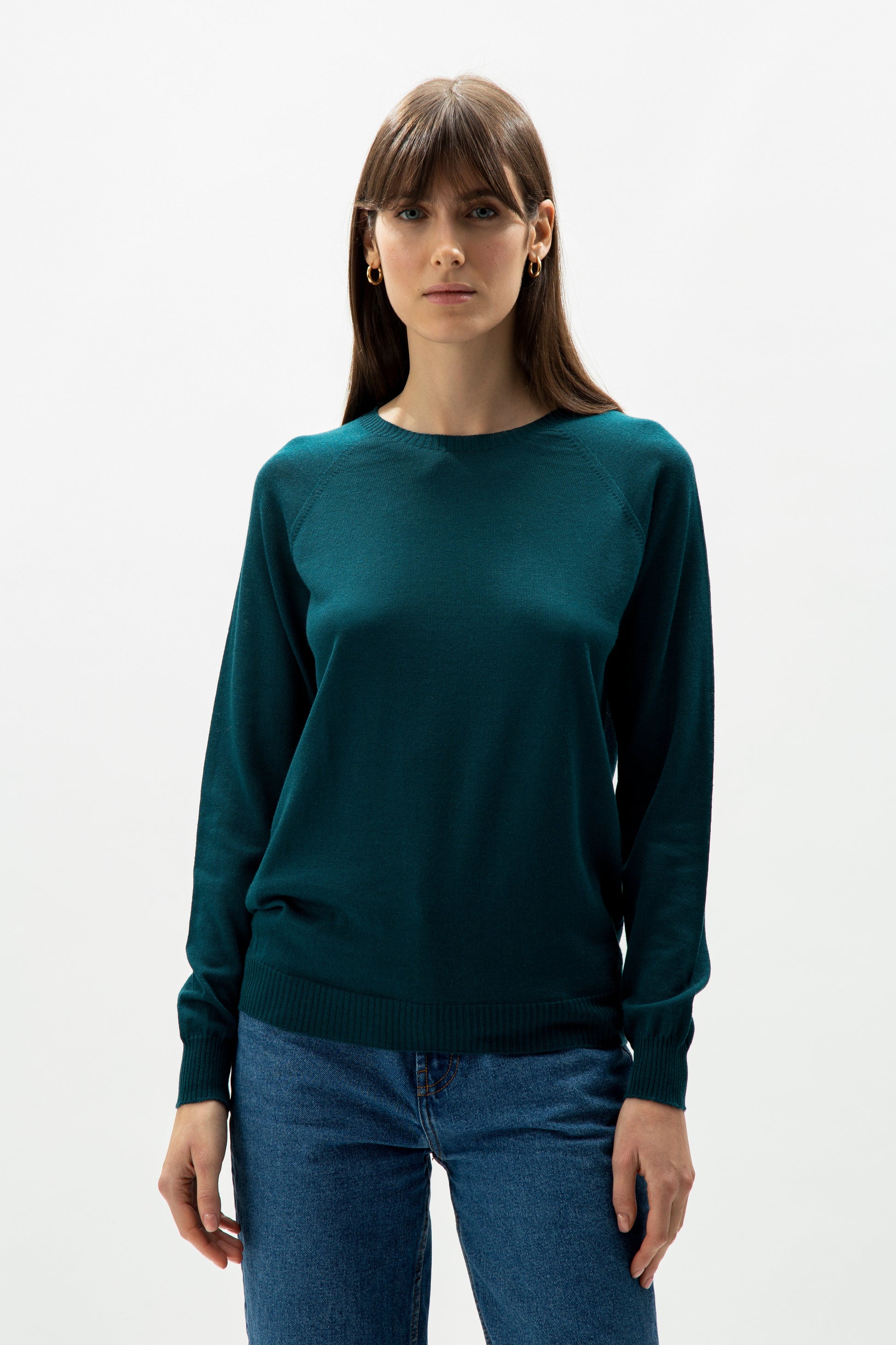 Extra Fine Merino Wool Crewneck Sweater (3D-Knit)-8