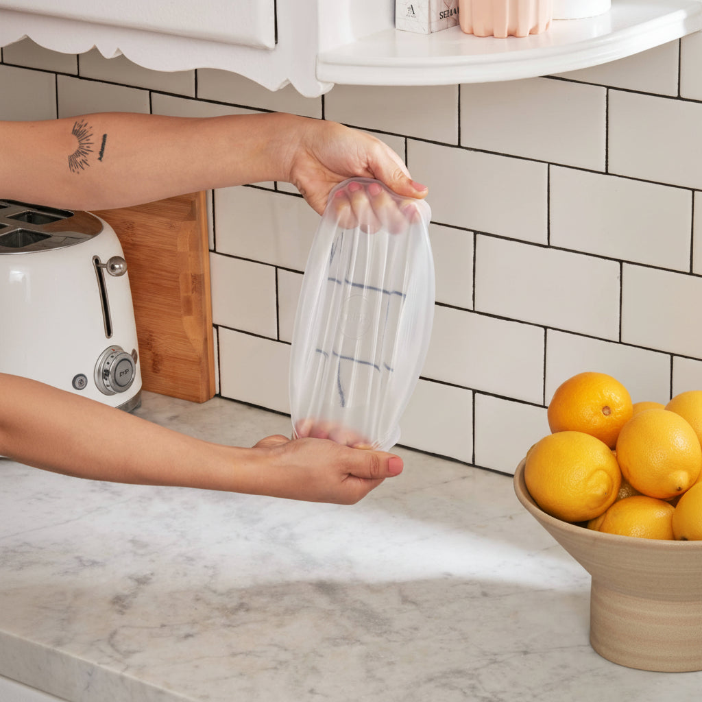 Coperchi elastici in silicone riutilizzabili - set da 6 