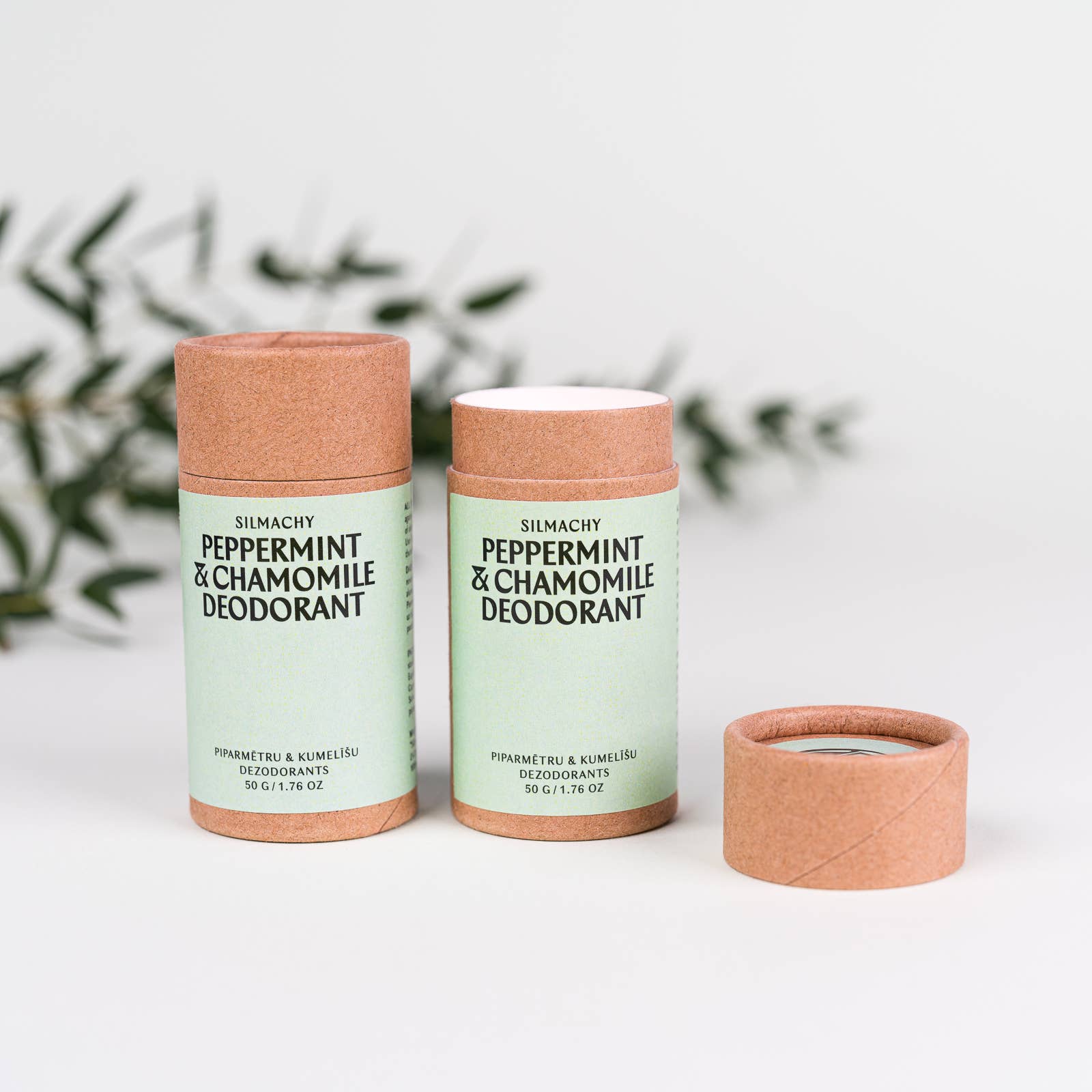 Aluminum-Free Natural Deodorant – Peppermint & Chamomile