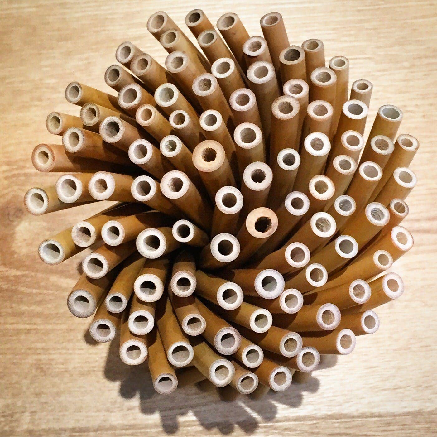 100% paglia di bambù 