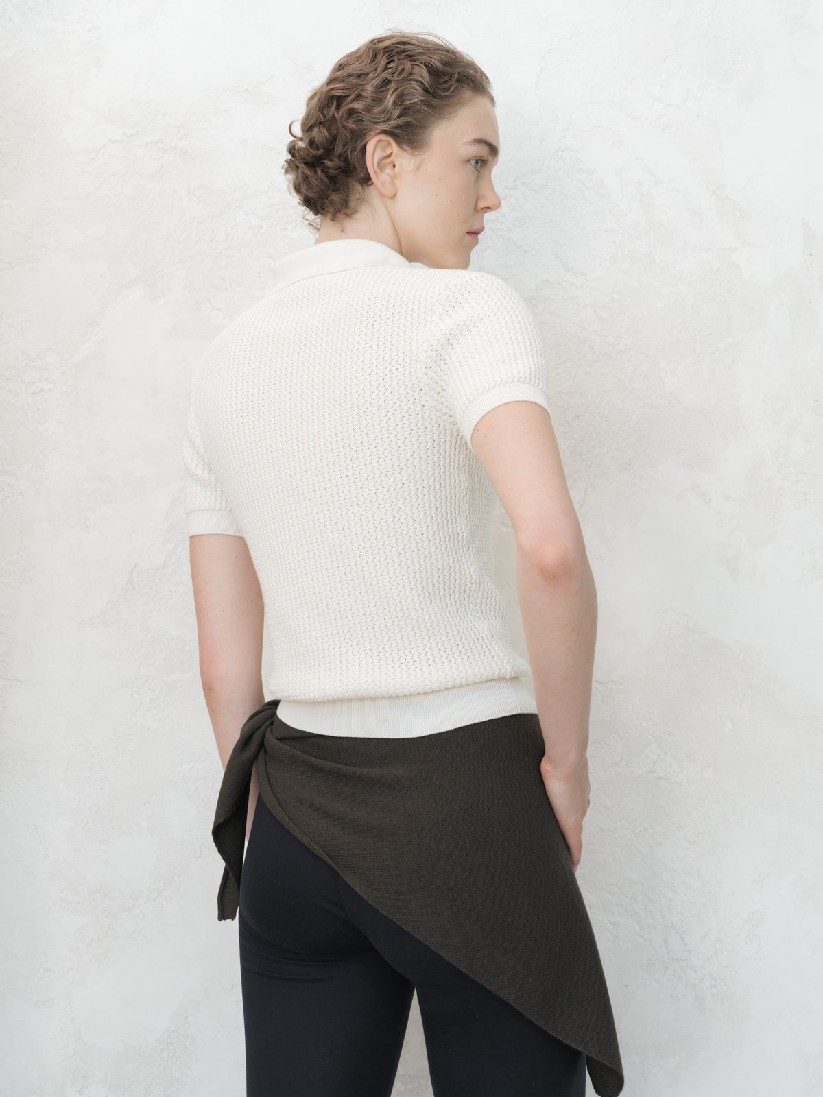 Cotton Crochet Polo