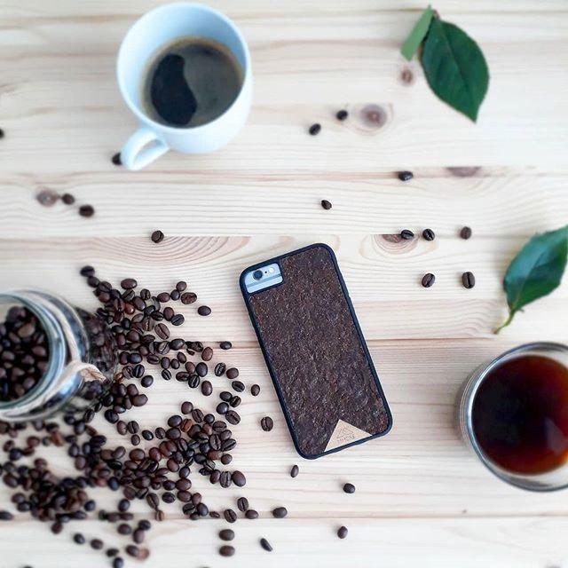 Organic phone case - Coffee