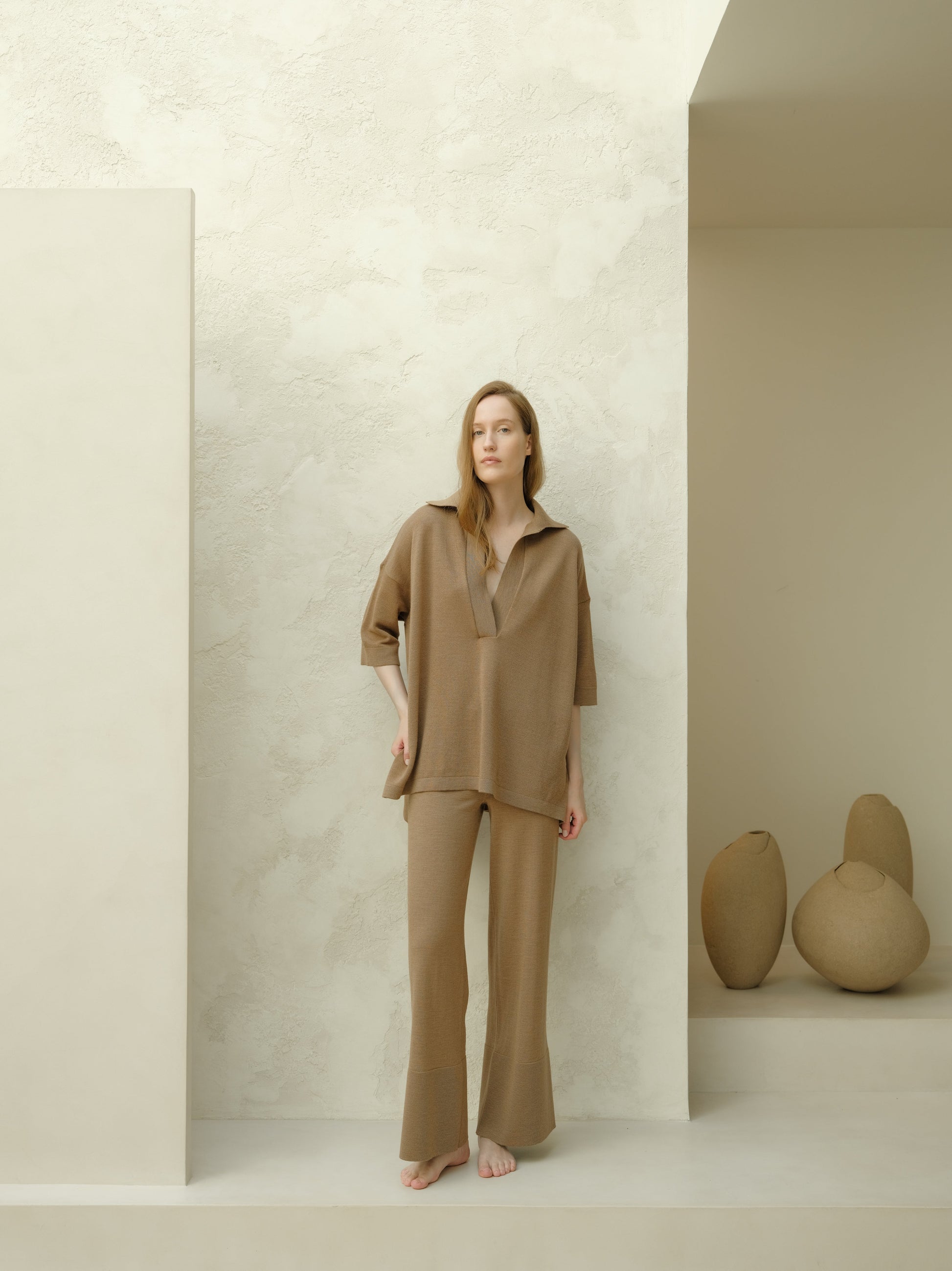 Extra Fine Merino Wool Maxi Polo-2