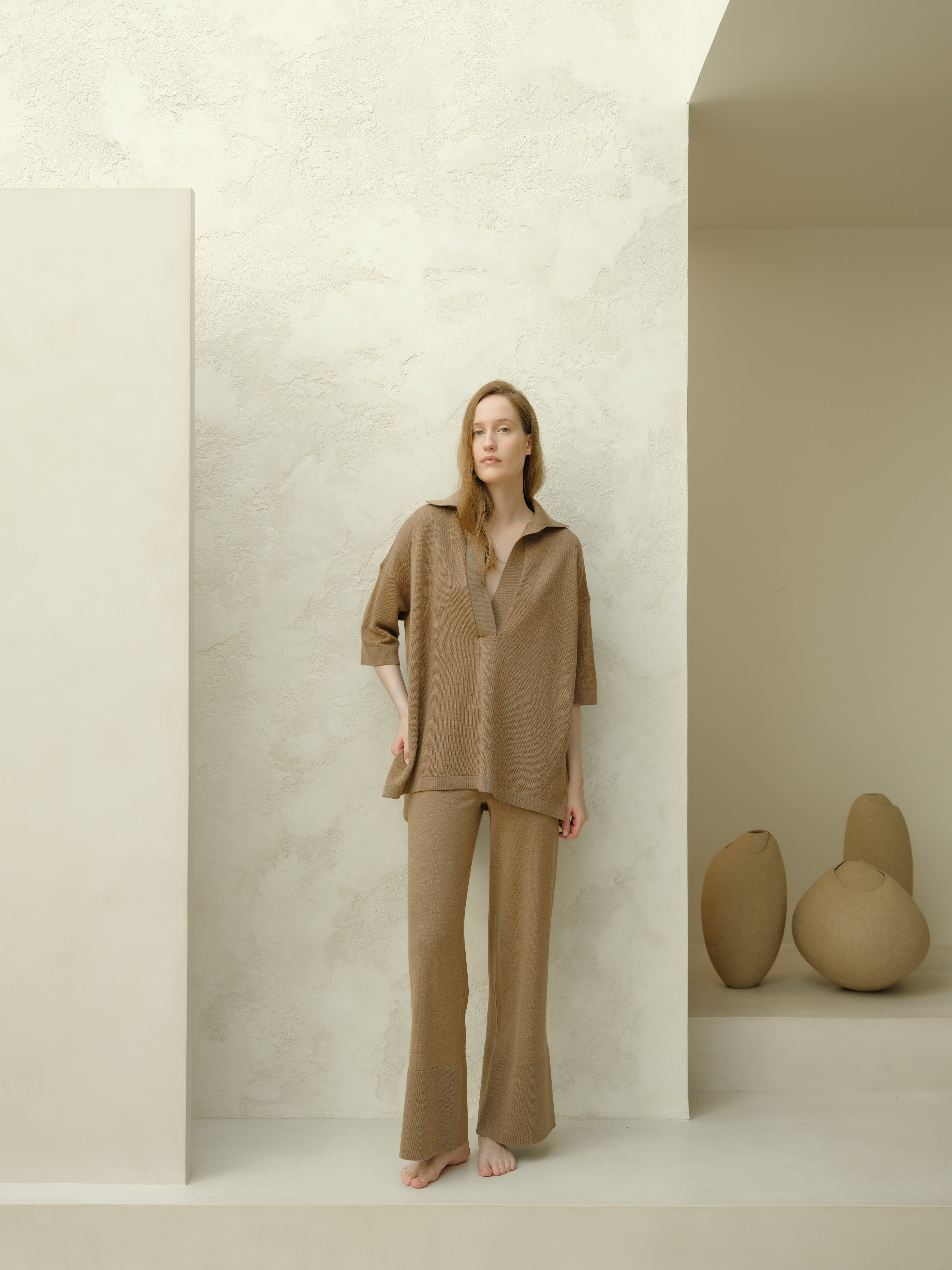 Extra Fine Merino Wool Maxi Polo-2