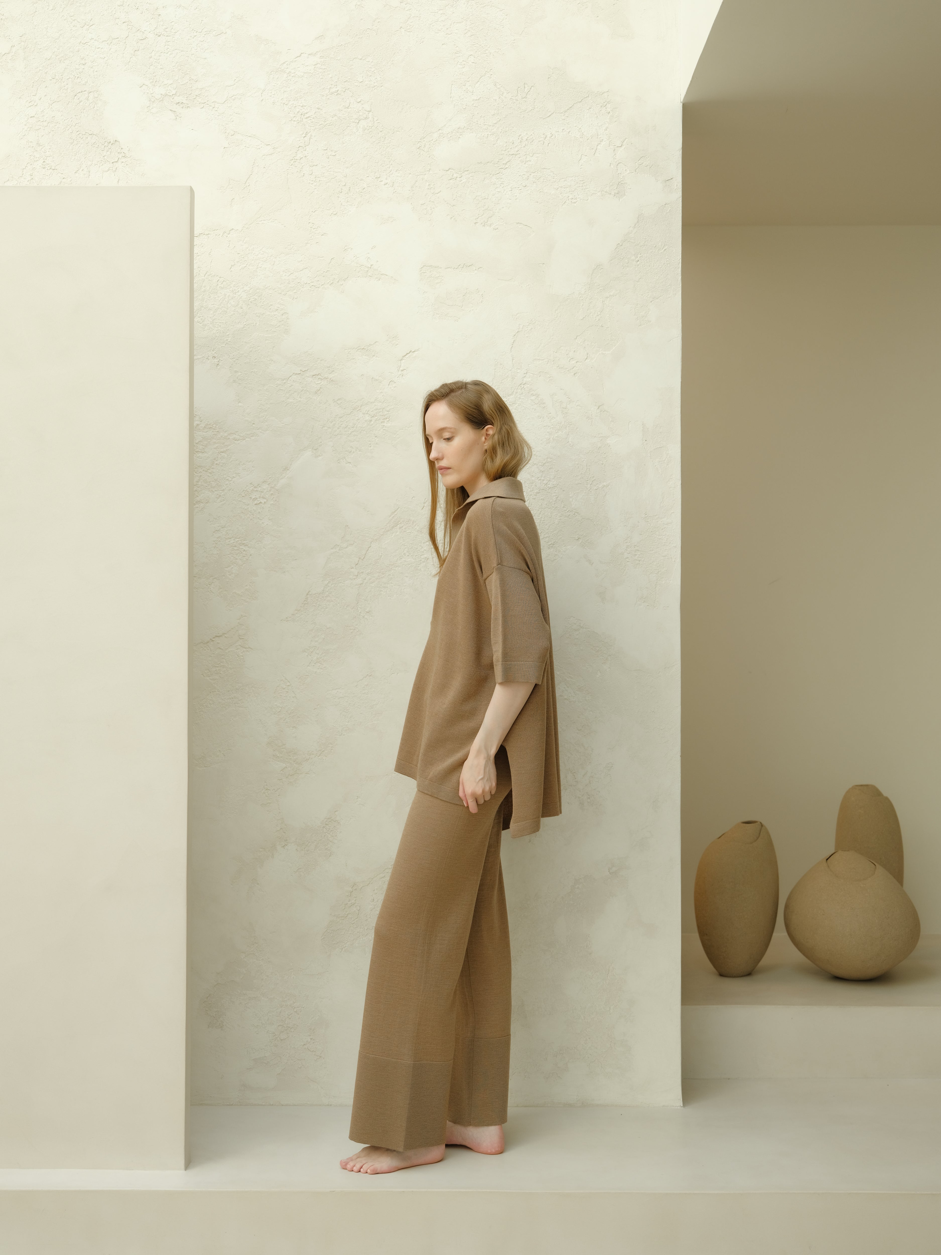 Extra Fine Merino Wool Maxi Polo-3