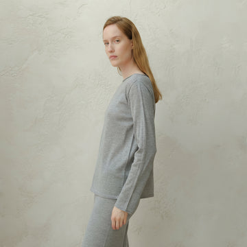 Extra Fine Merino Wool Boatneck Sweater (3D-Knit)-12