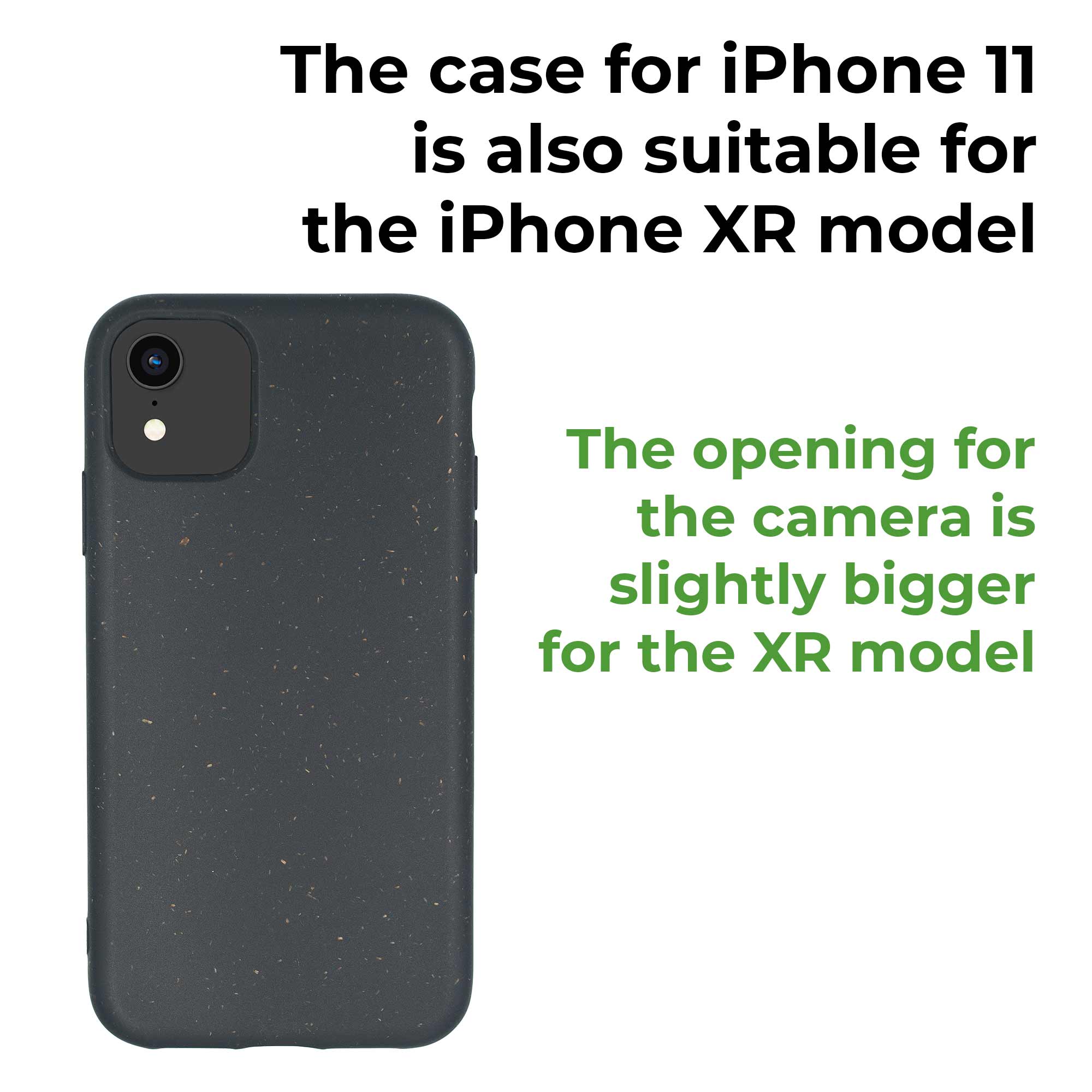 100% Biodegradable phone case - Black