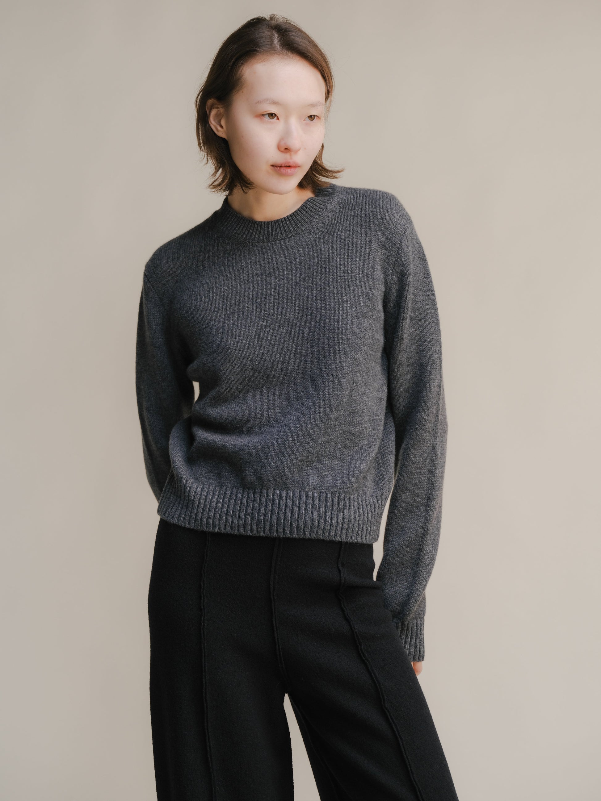Pure Cashmere Crewneck Sweater-3