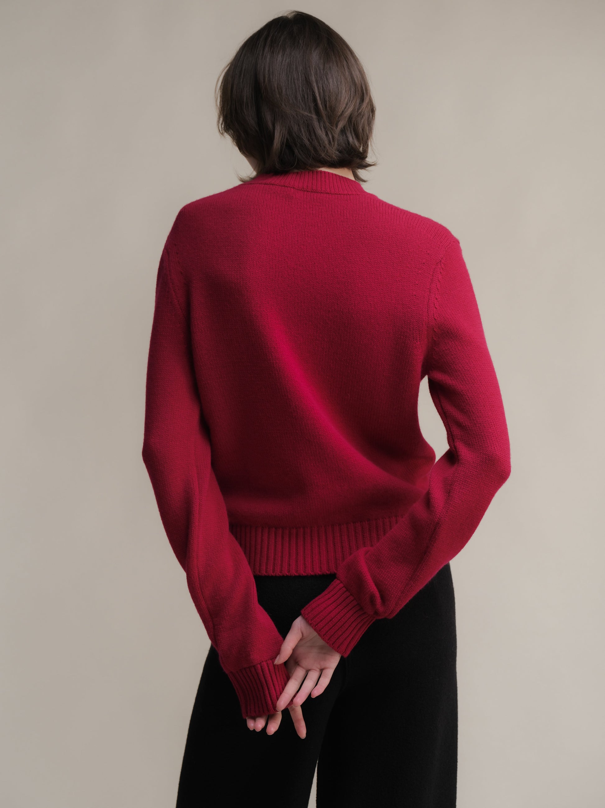 Pure Cashmere Crewneck Sweater-1