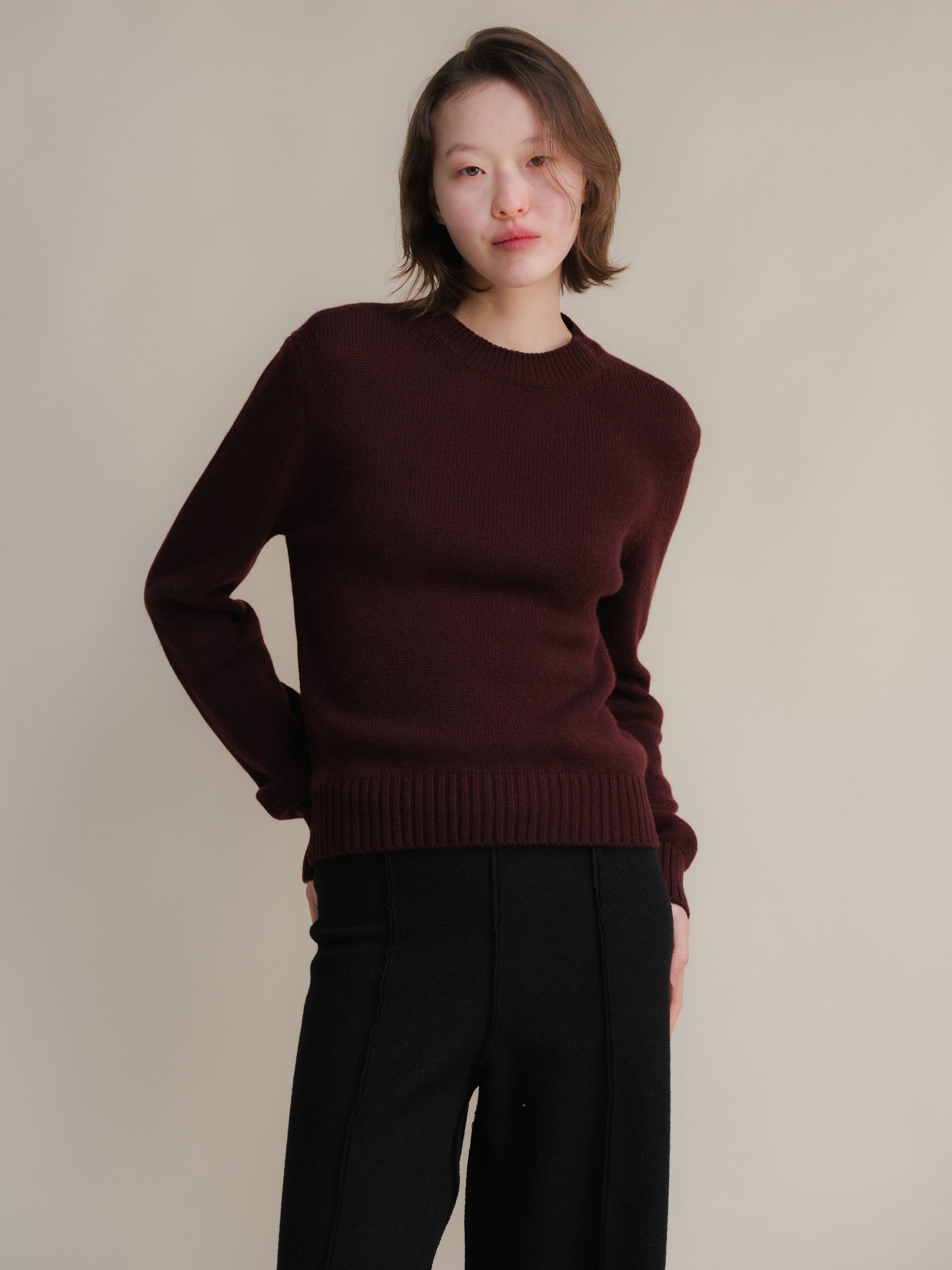 Pure Cashmere Crewneck Sweater-7