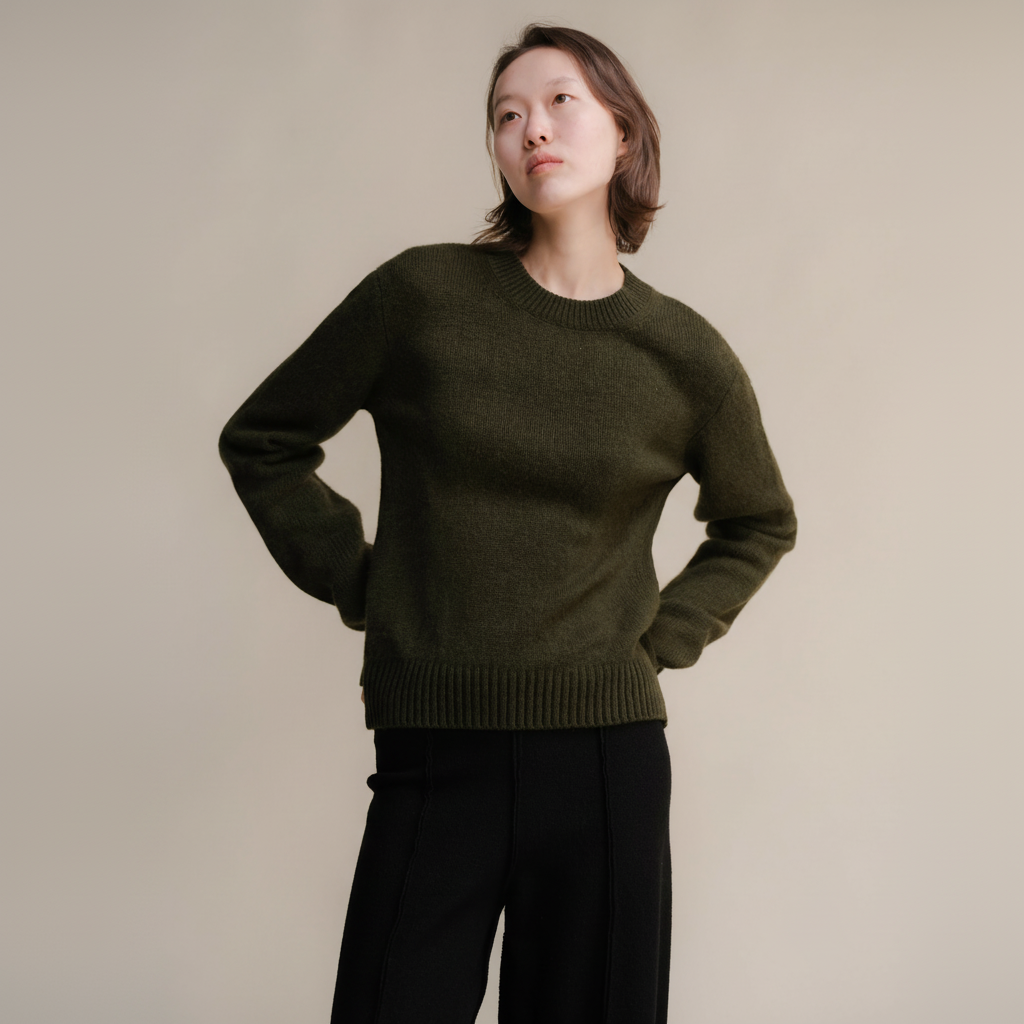 Pure Cashmere Crewneck Sweater