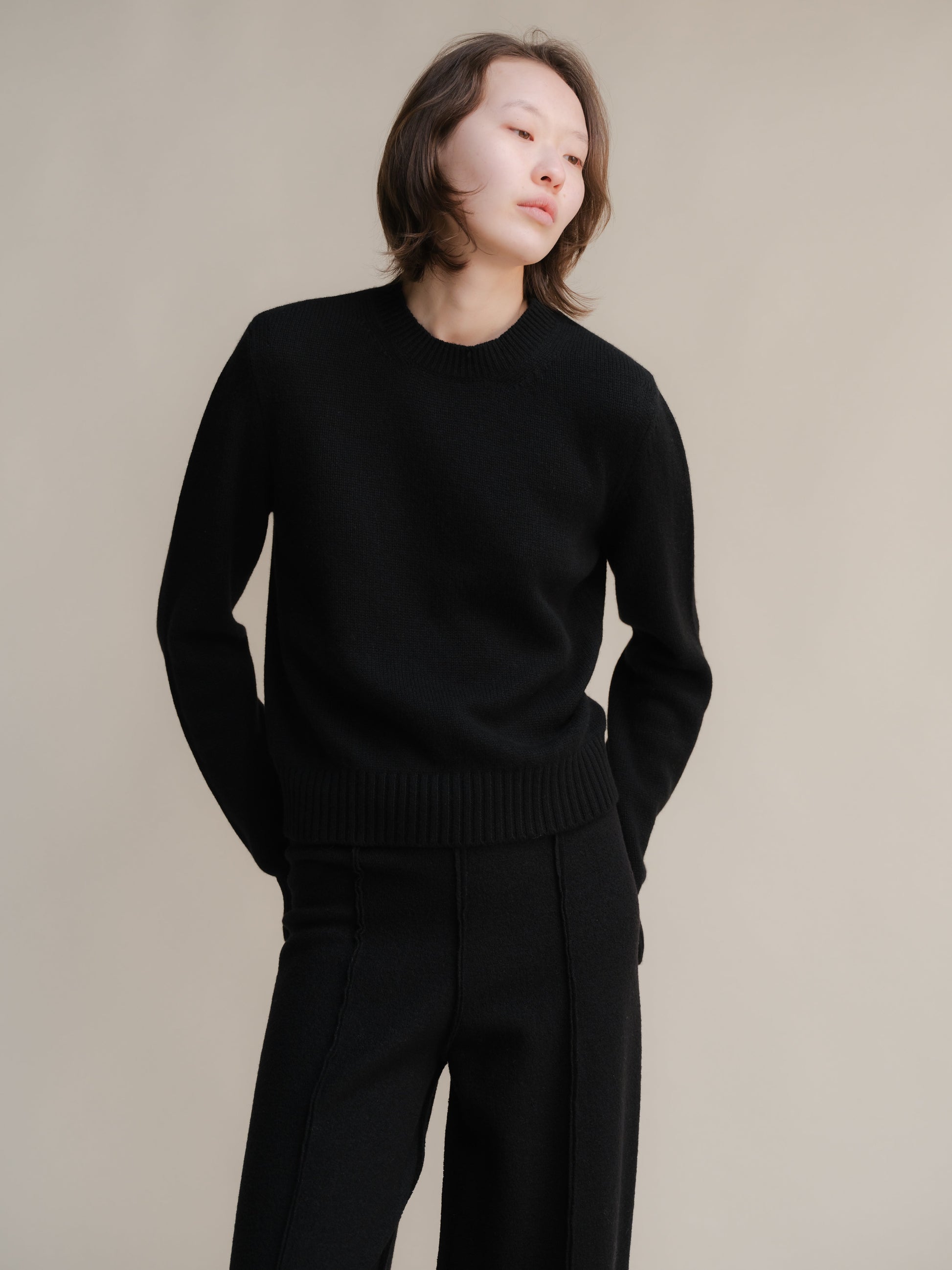Pure Cashmere Crewneck Sweater-4