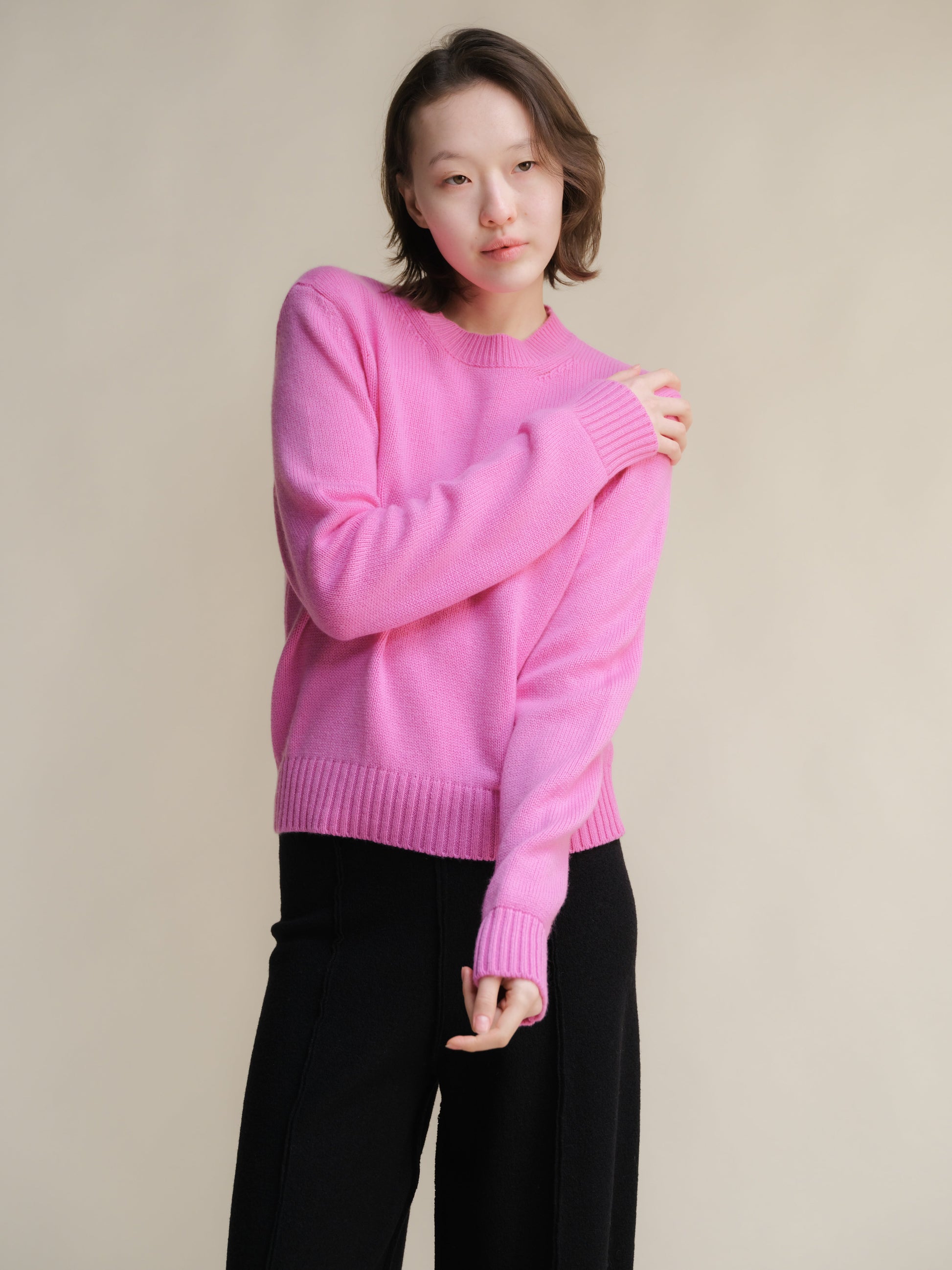 Pure Cashmere Crewneck Sweater-6