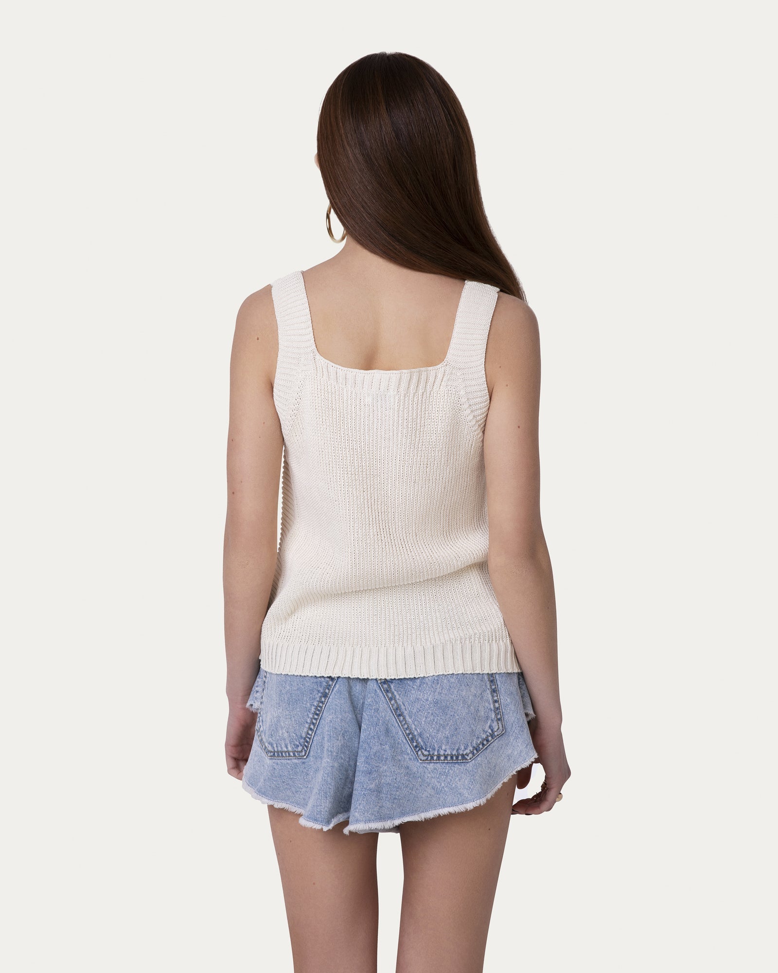 Sustainable Beige Organic Cotton Top