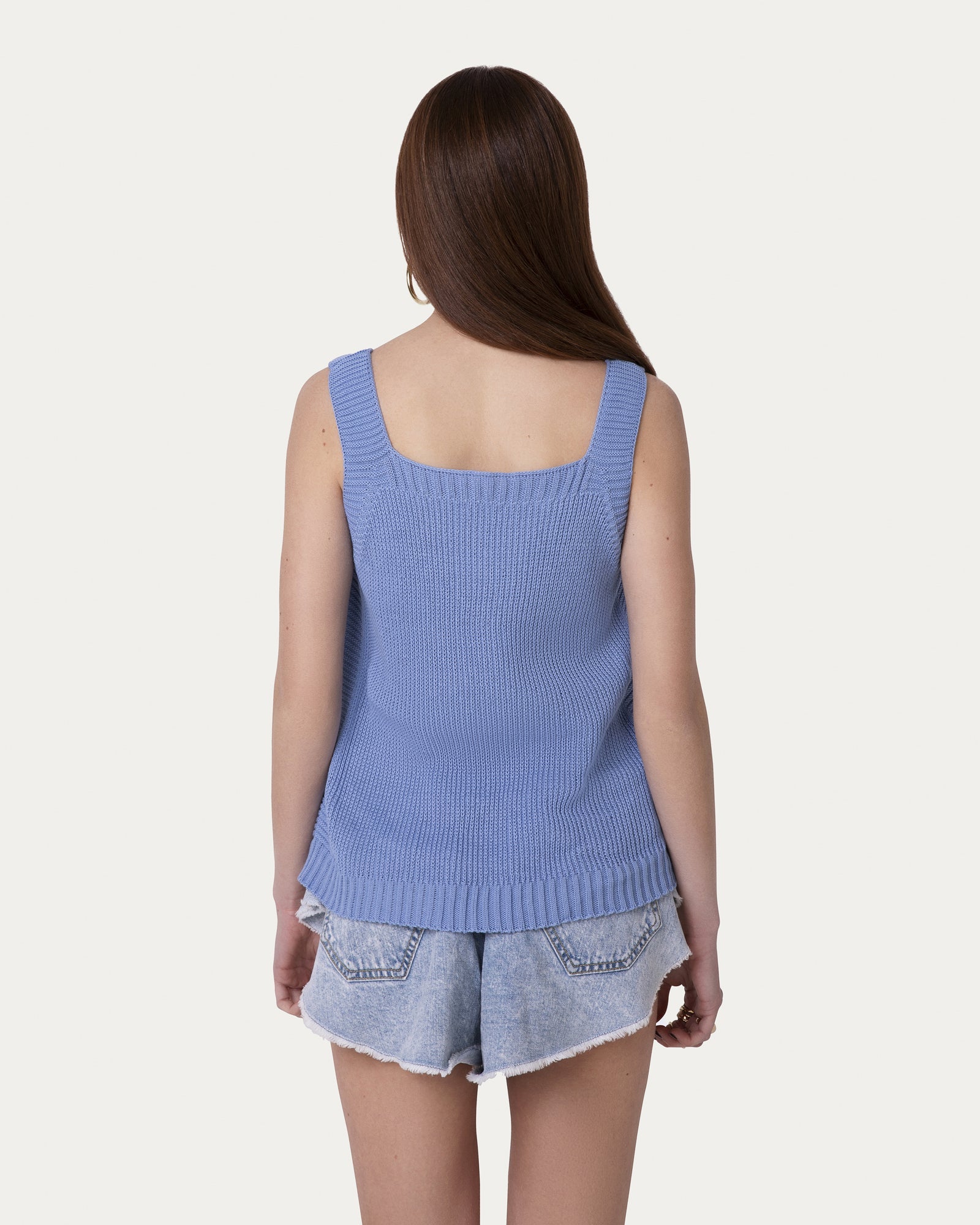 Organic Cotton Top Sky Vegan Sustainable
