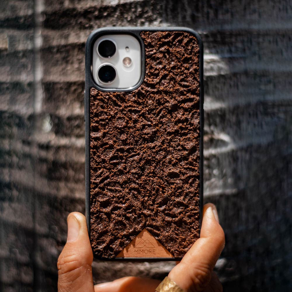 Organic phone case - Coffee