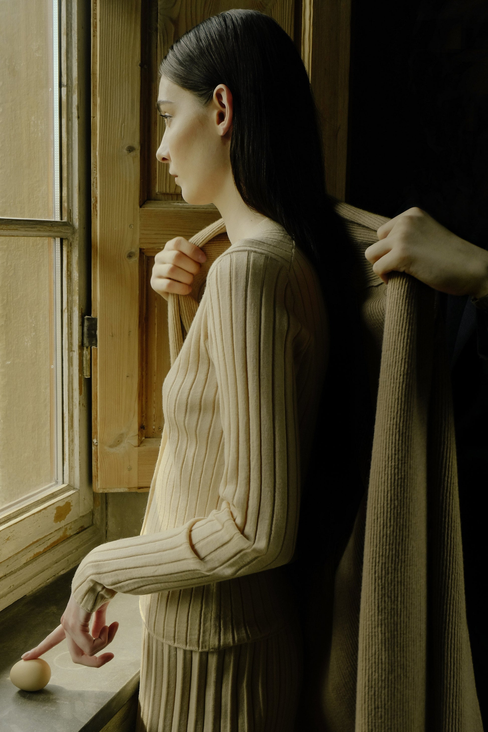 Extra Fine Merino Wool V Neck Cardigan-1