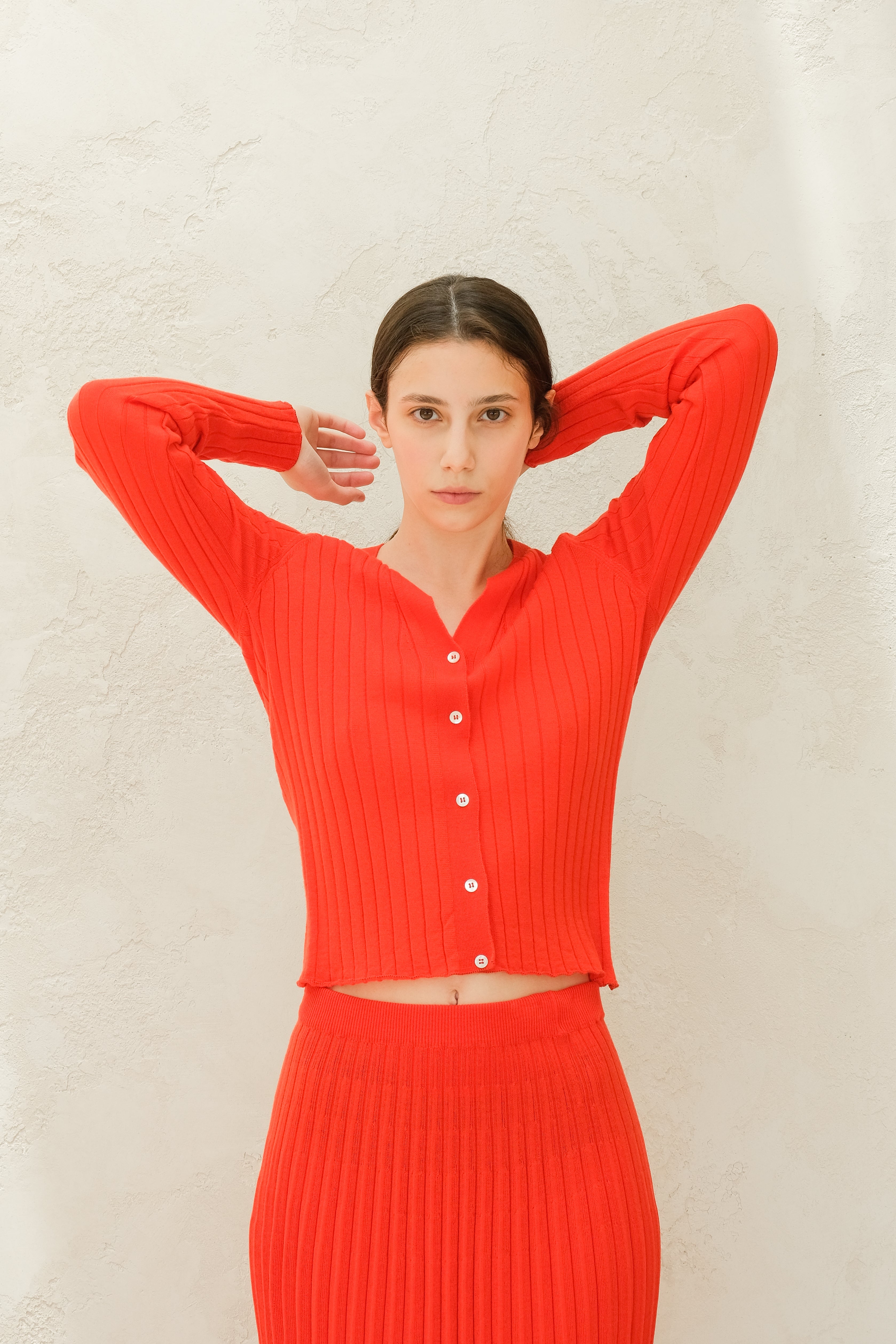 Extra Fine Merino Wool V Neck Cardigan-10
