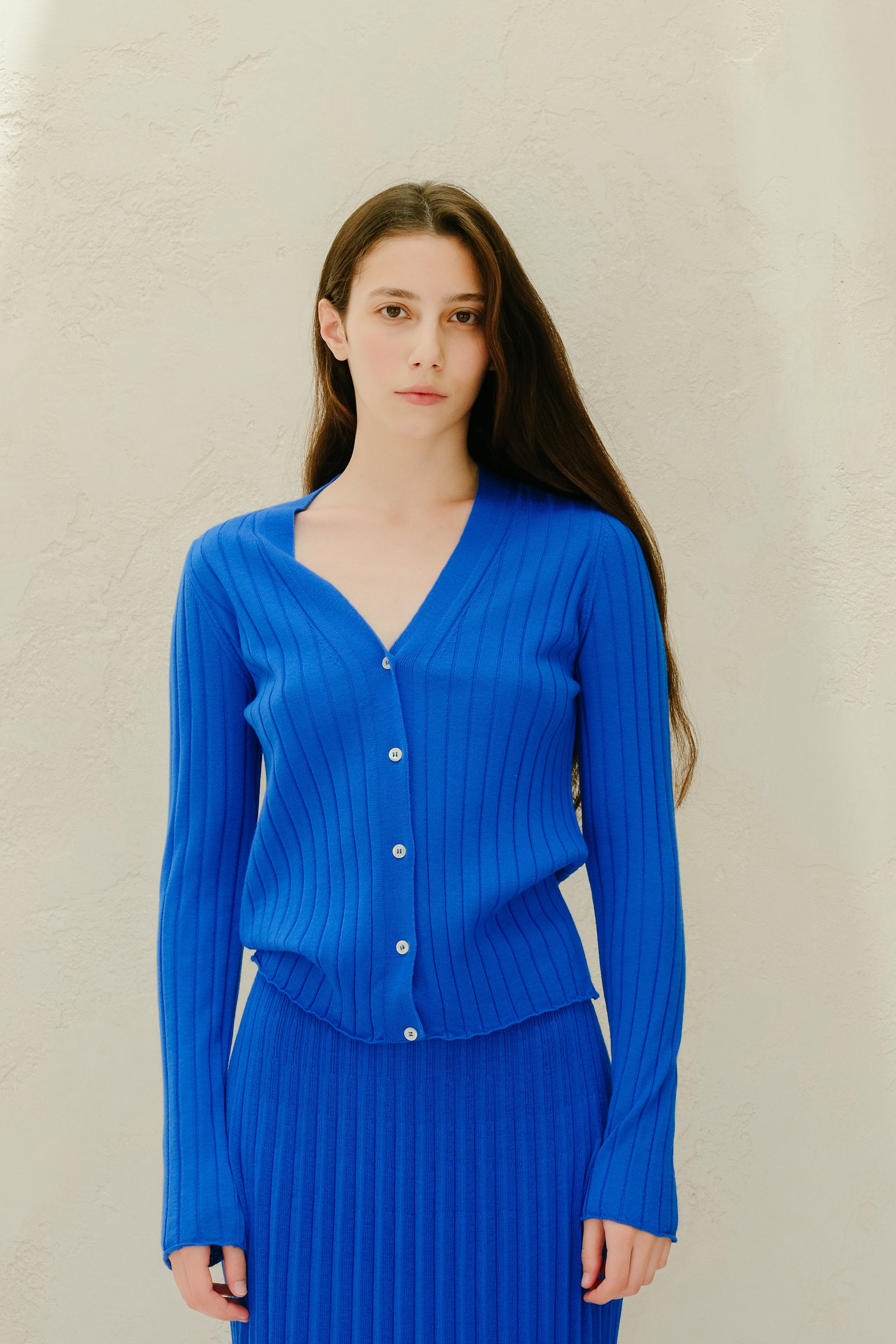 Extra Fine Merino Wool V Neck Cardigan-9