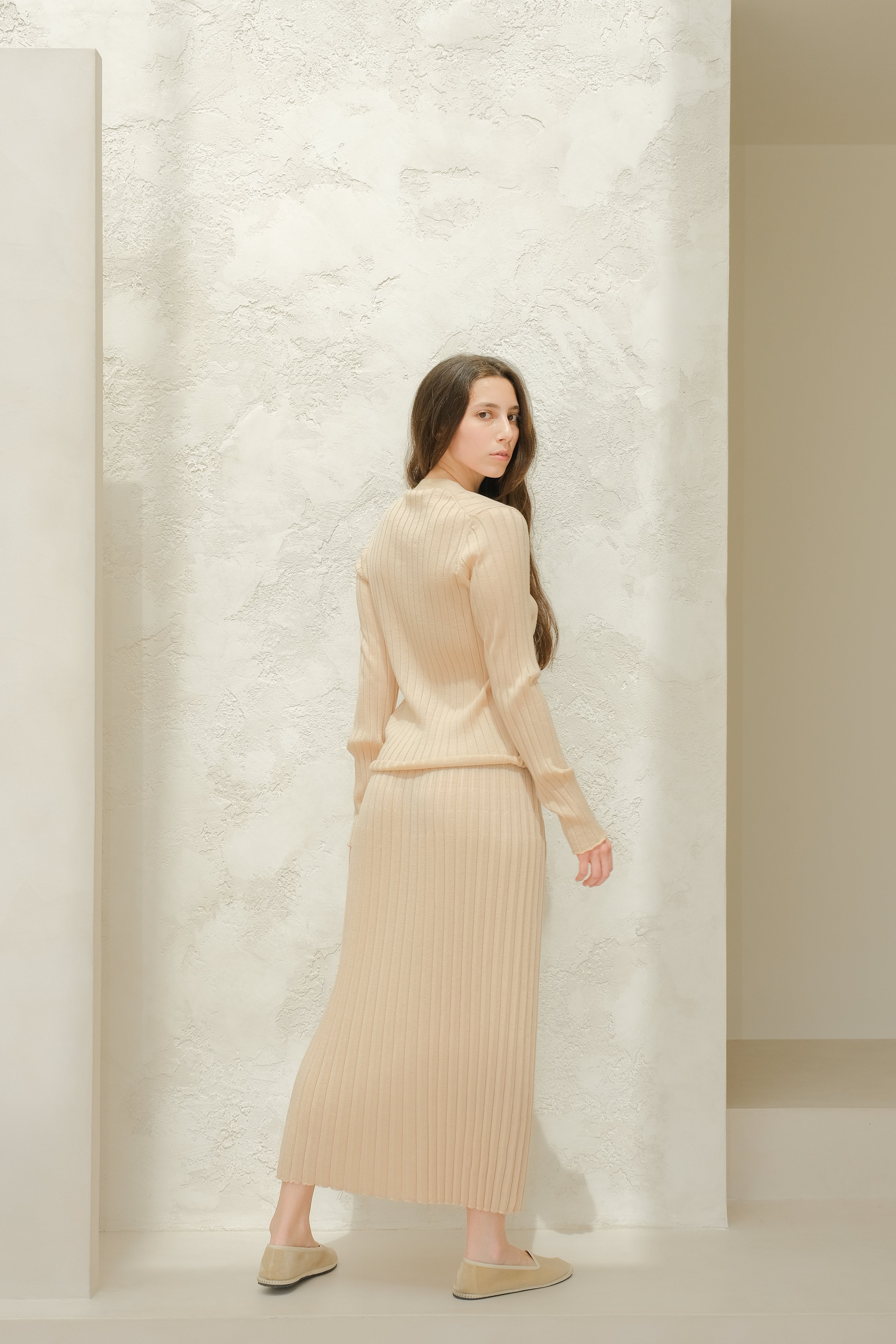 Extra Fine Merino Wool V Neck Cardigan-3