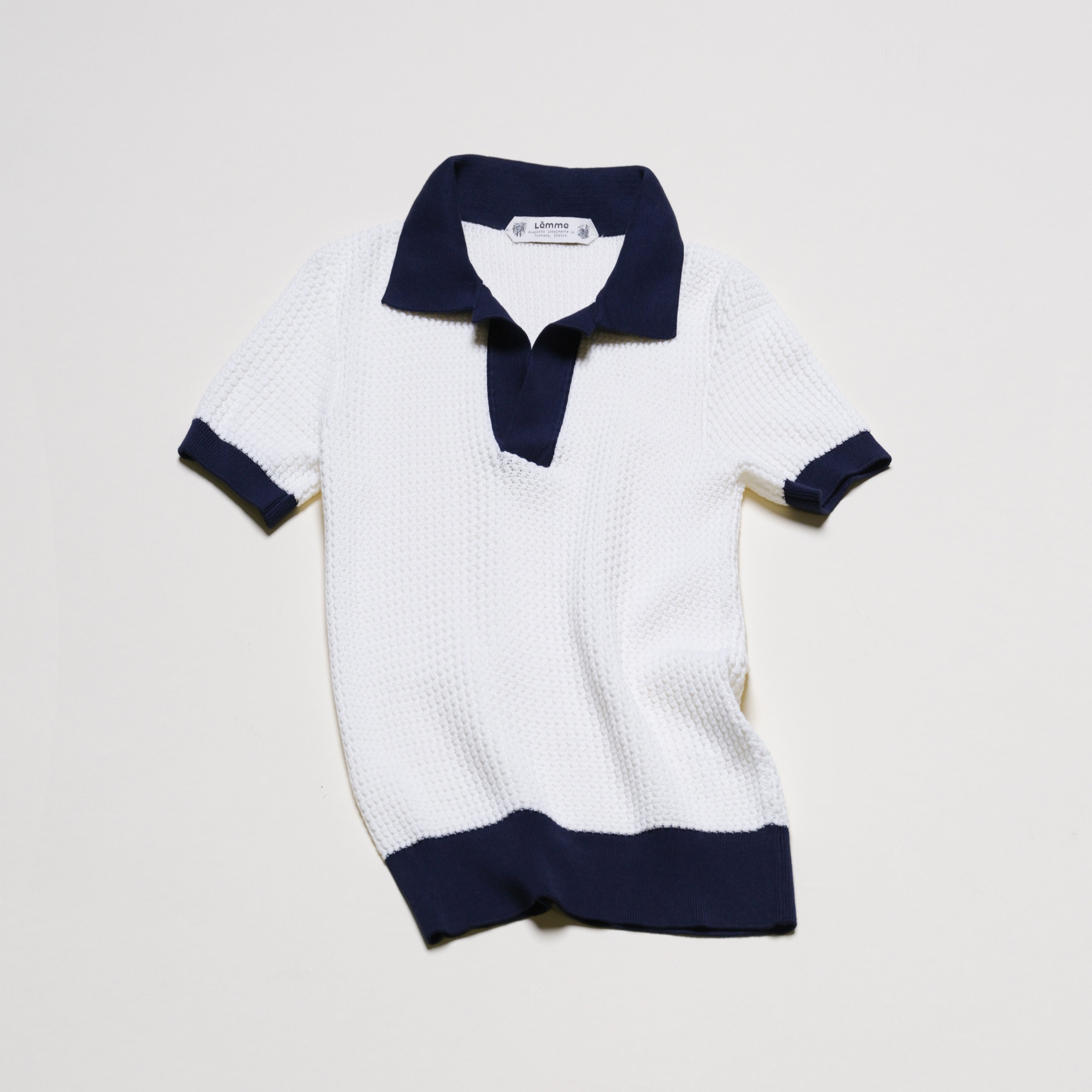 Cotton Crochet Polo