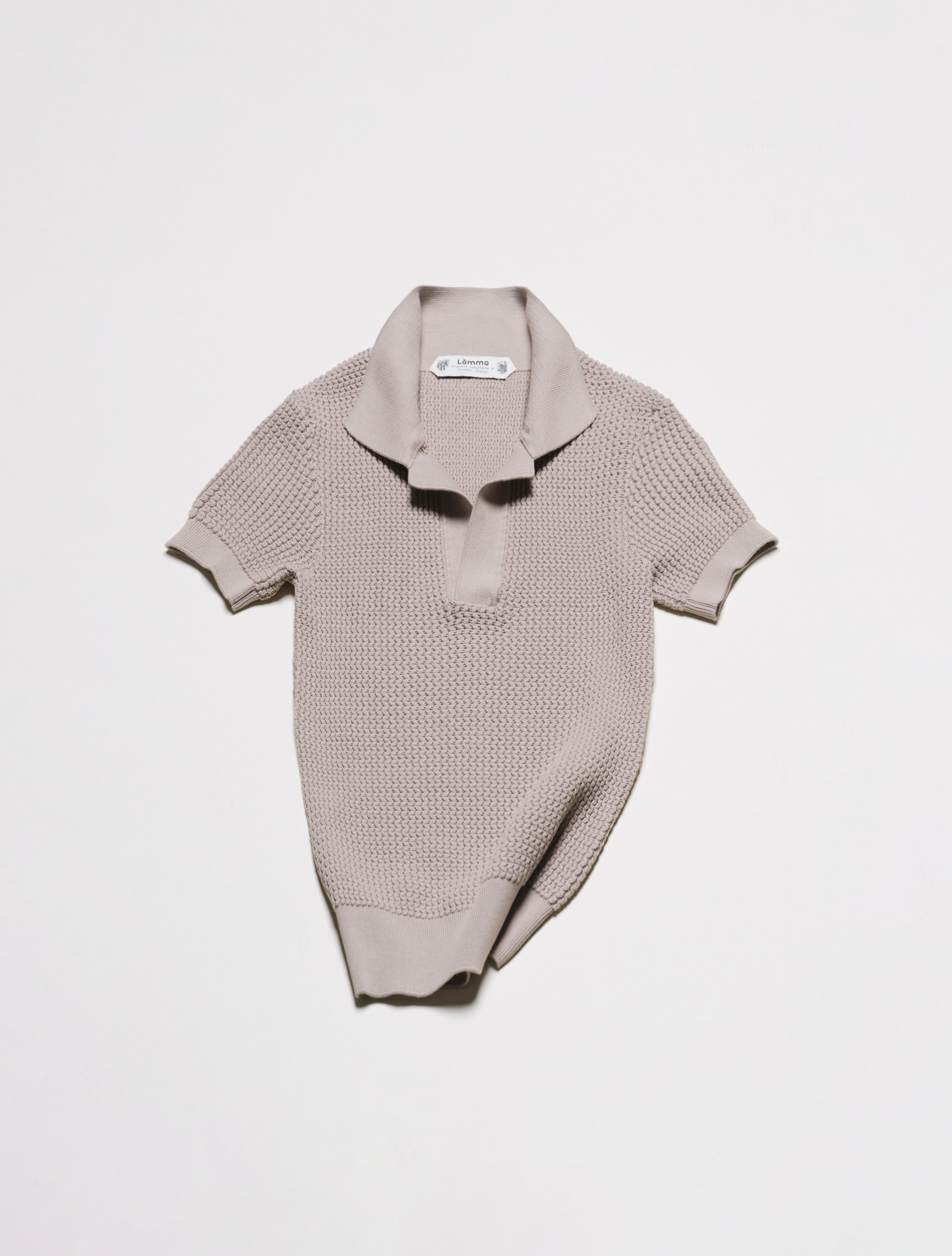 Cotton Crochet Polo