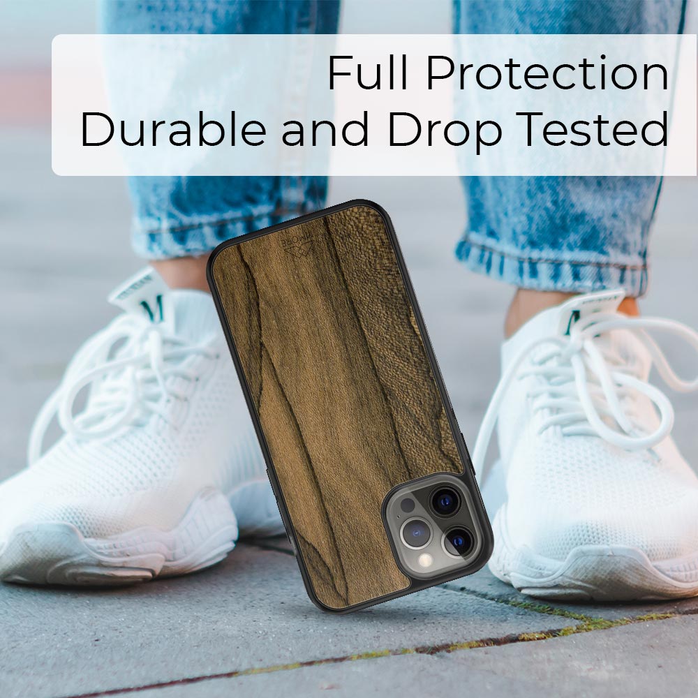 Ziricote rare wood phone case