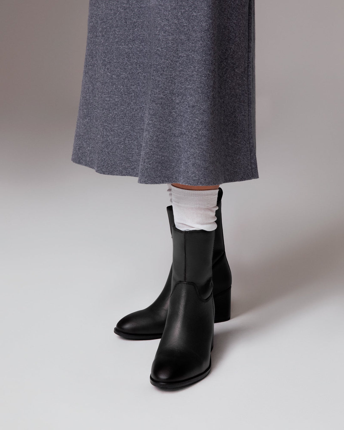 Diana black ankle boots, vegan eco-friendly