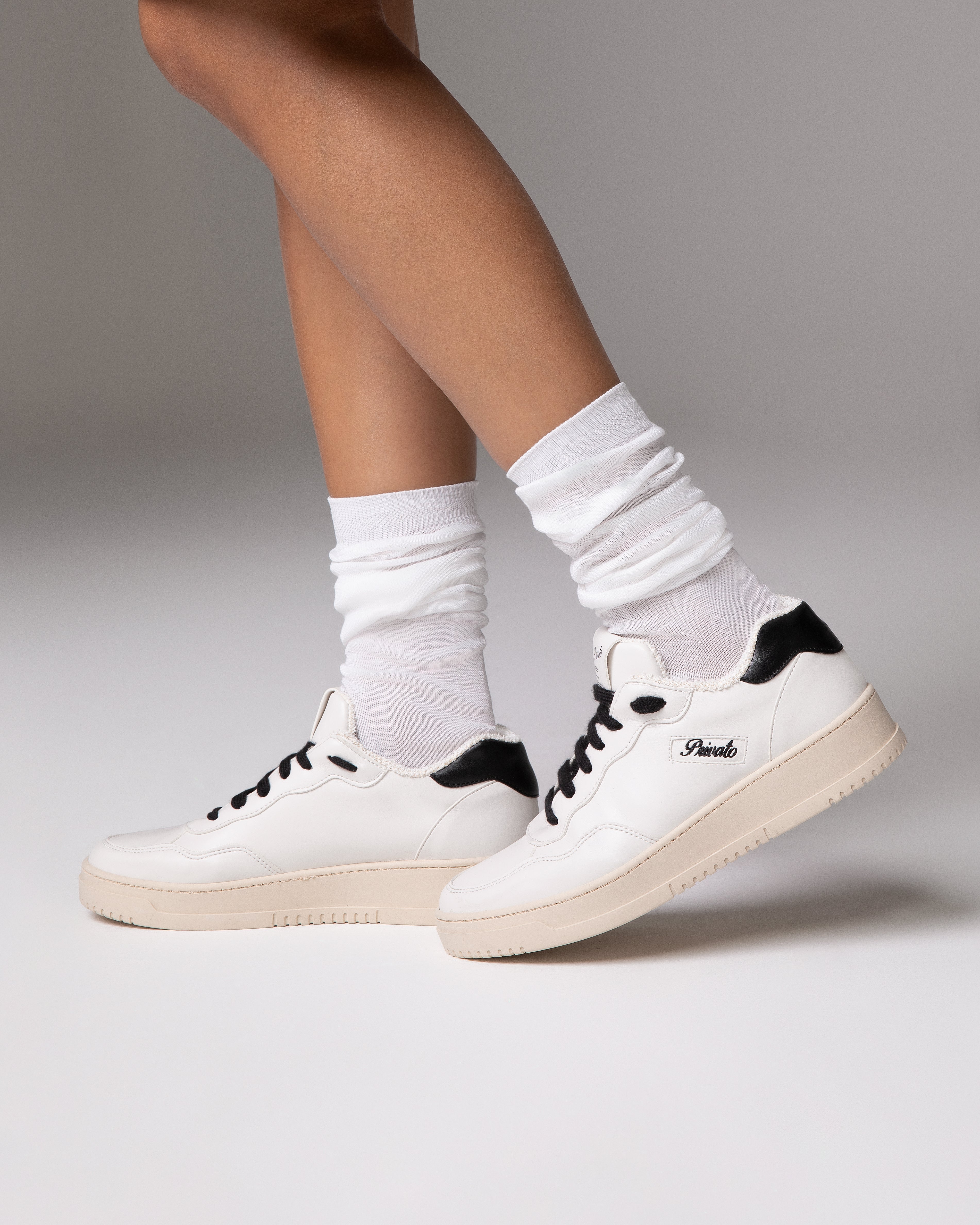 Lauren Sneakers Black White, Vegan Ecological
