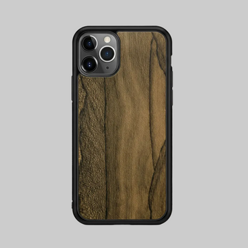 Ziricote rare wood phone case
