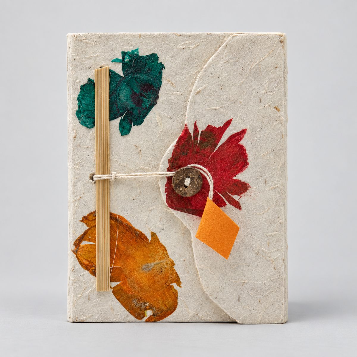 Med Lokta Button Lock Notebook