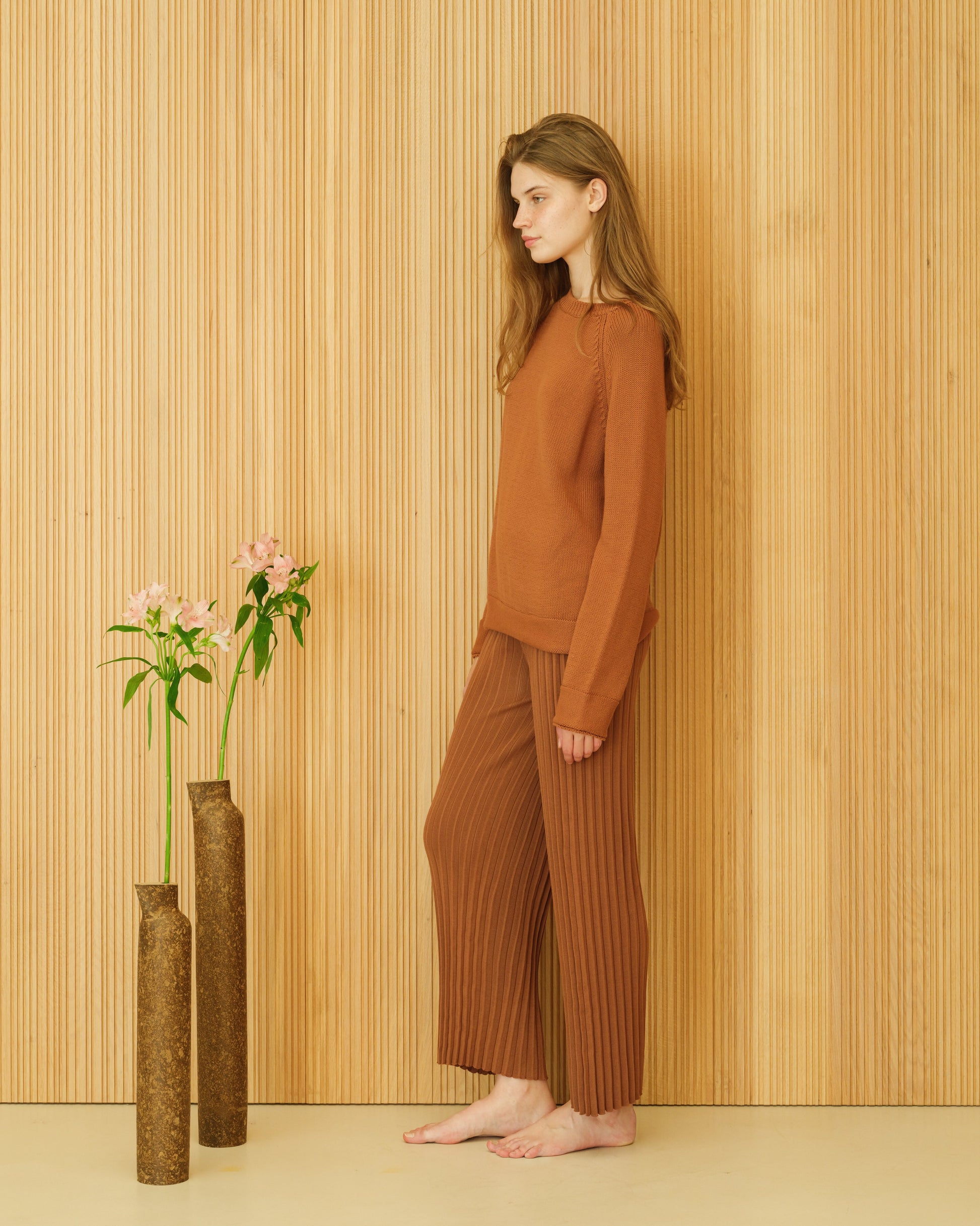 Fine Cotton Relaxed Sweater-2