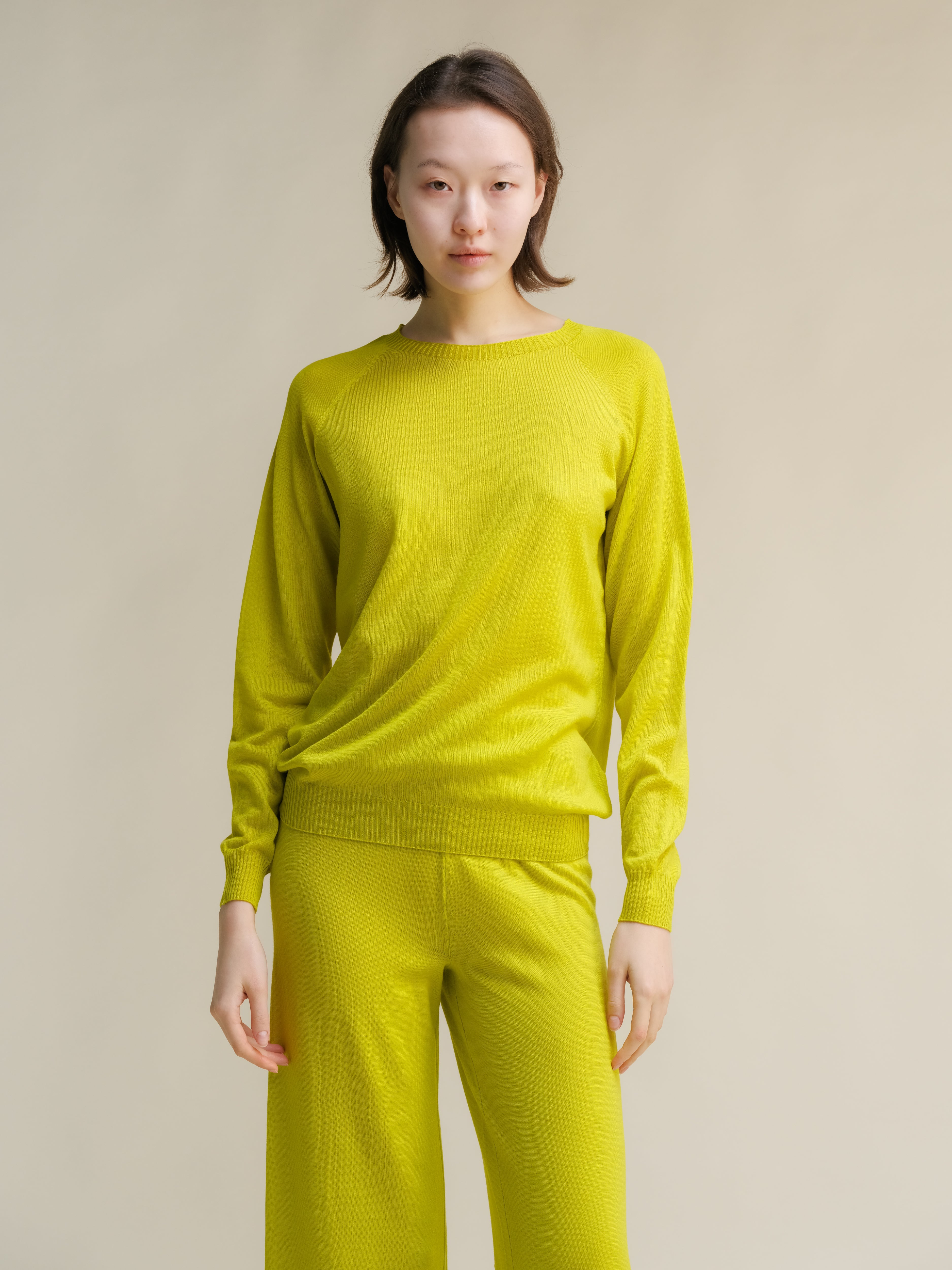 Extra Fine Merino Wool Crewneck Sweater (3D-Knit)-2