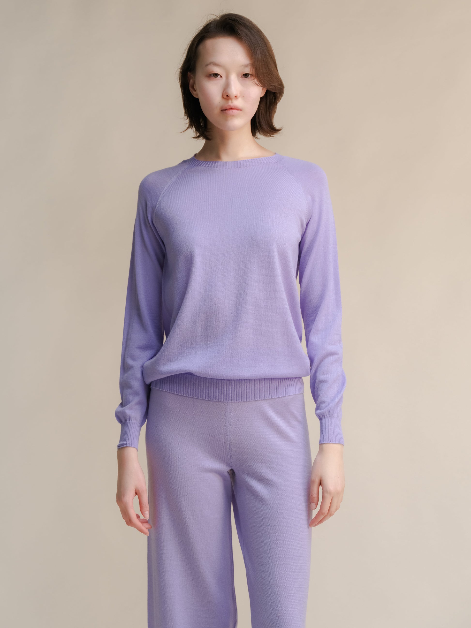 Extra Fine Merino Wool Crewneck Sweater (3D-Knit)-5
