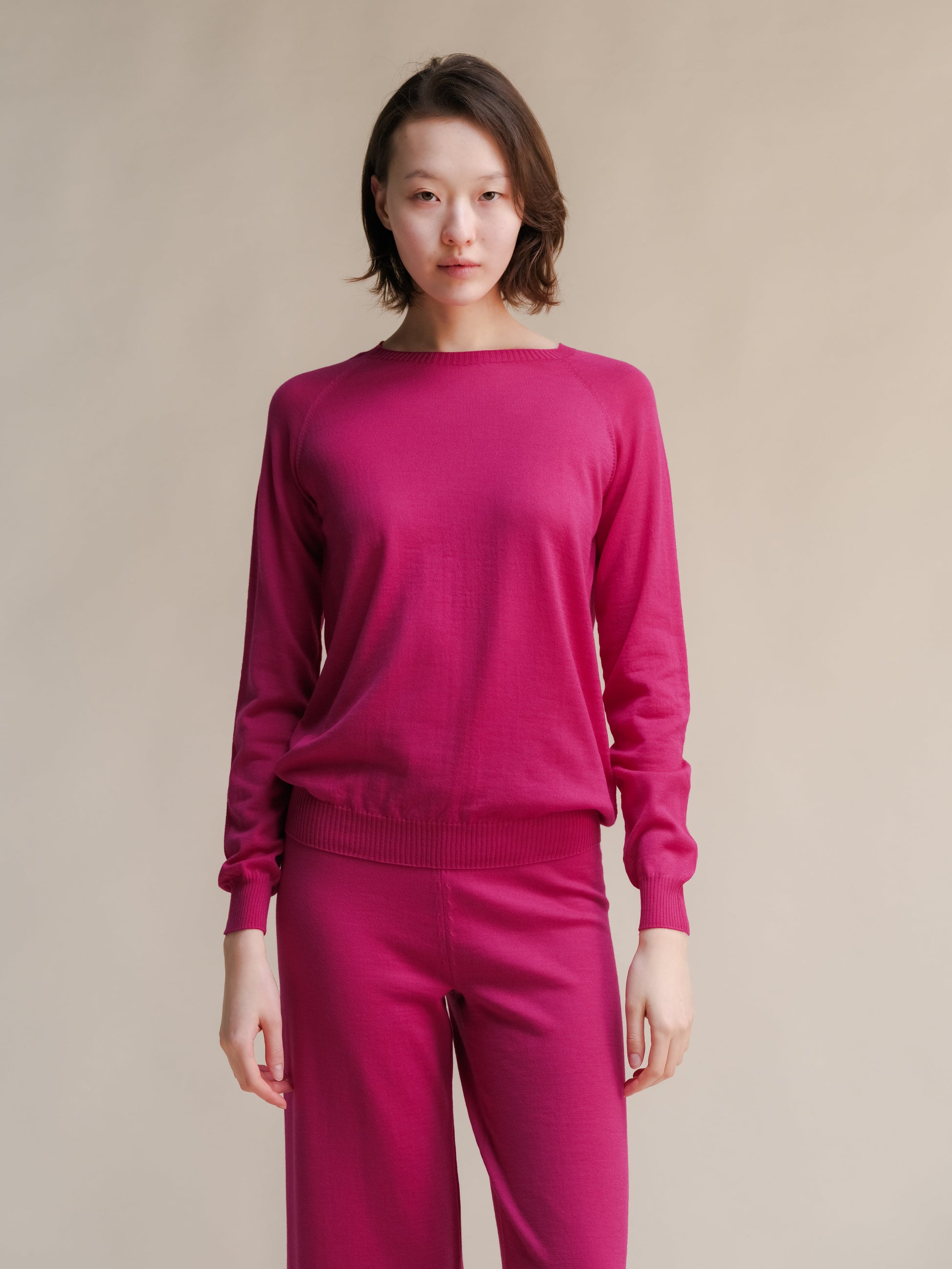 Extra Fine Merino Wool Crewneck Sweater (3D-Knit)-0
