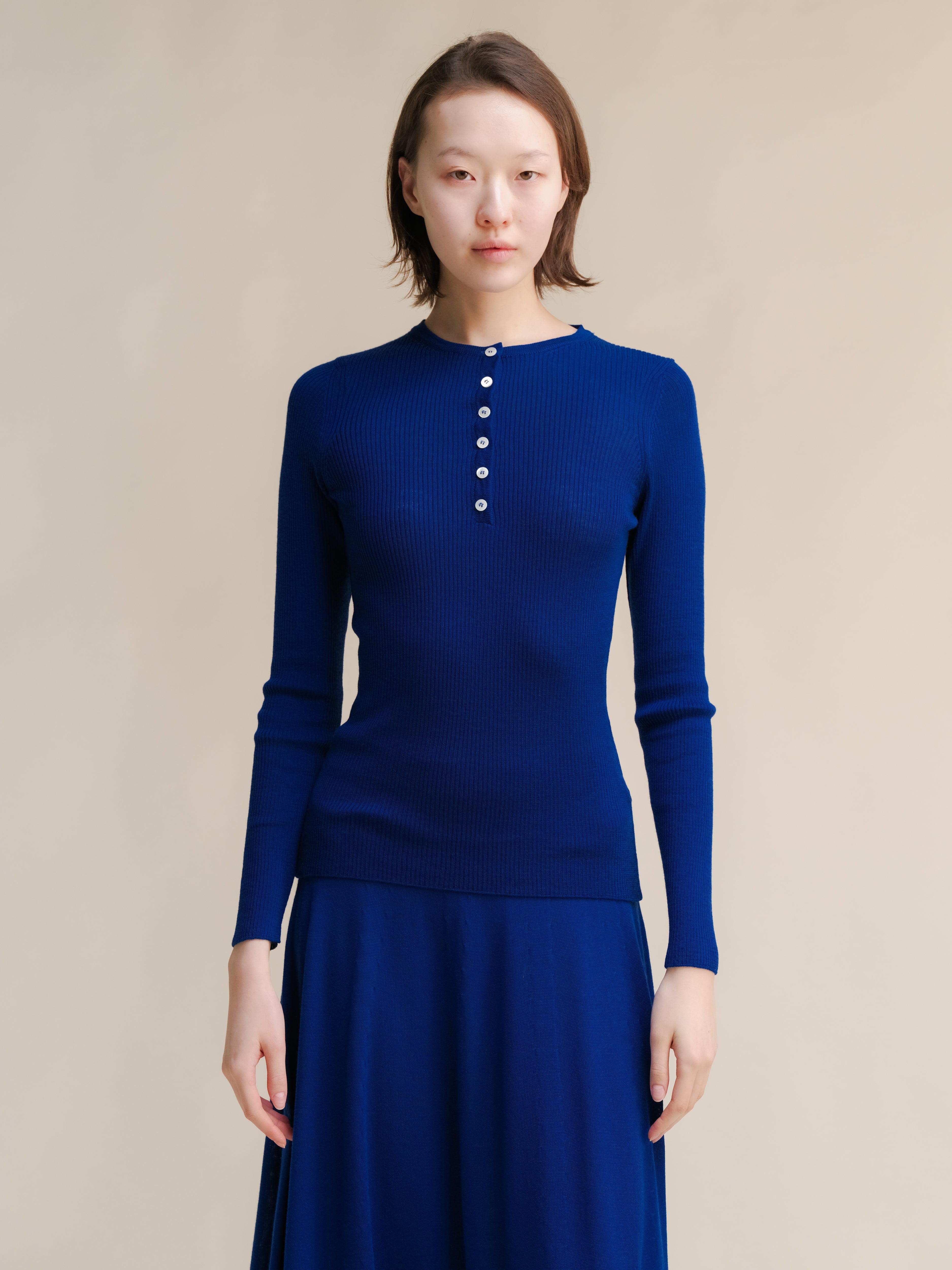 Extra Fine Merino Ribbed Fine Hanley Sweater-7