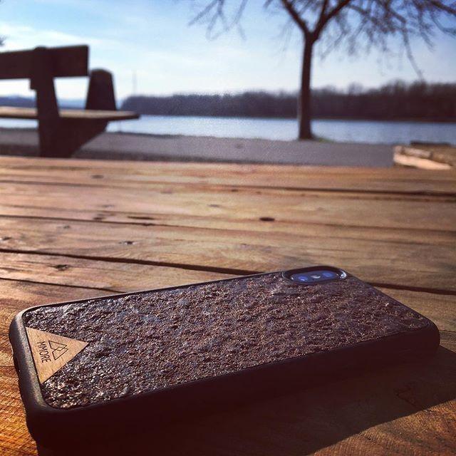 Organic phone case - Coffee