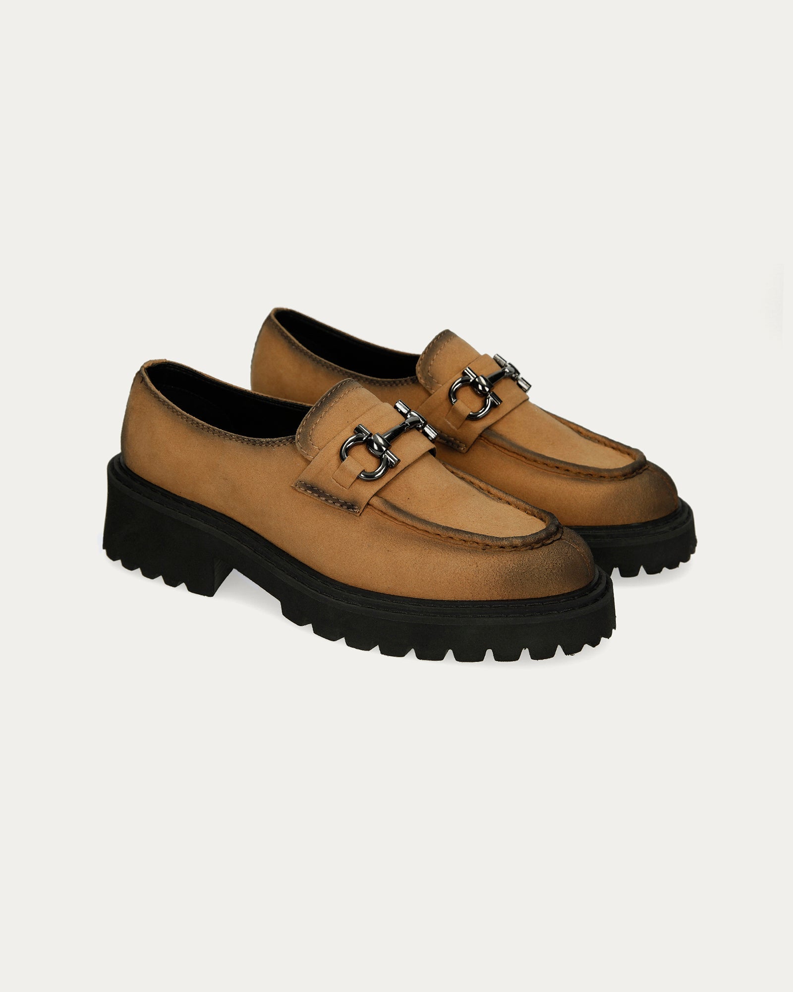 Elsa camel moccasins, vegan eco-friendly