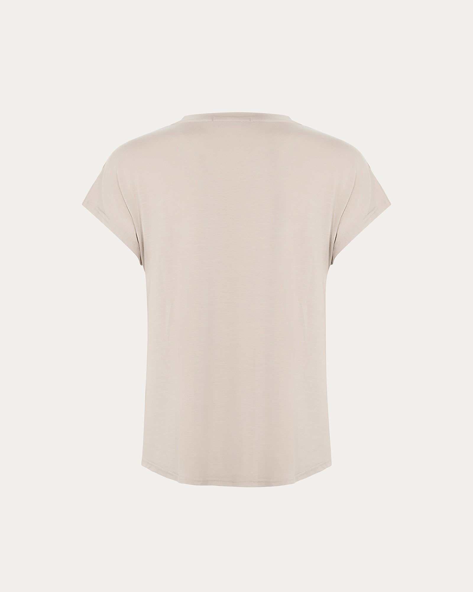 Eco Chic Beige Vegan T-Shirt