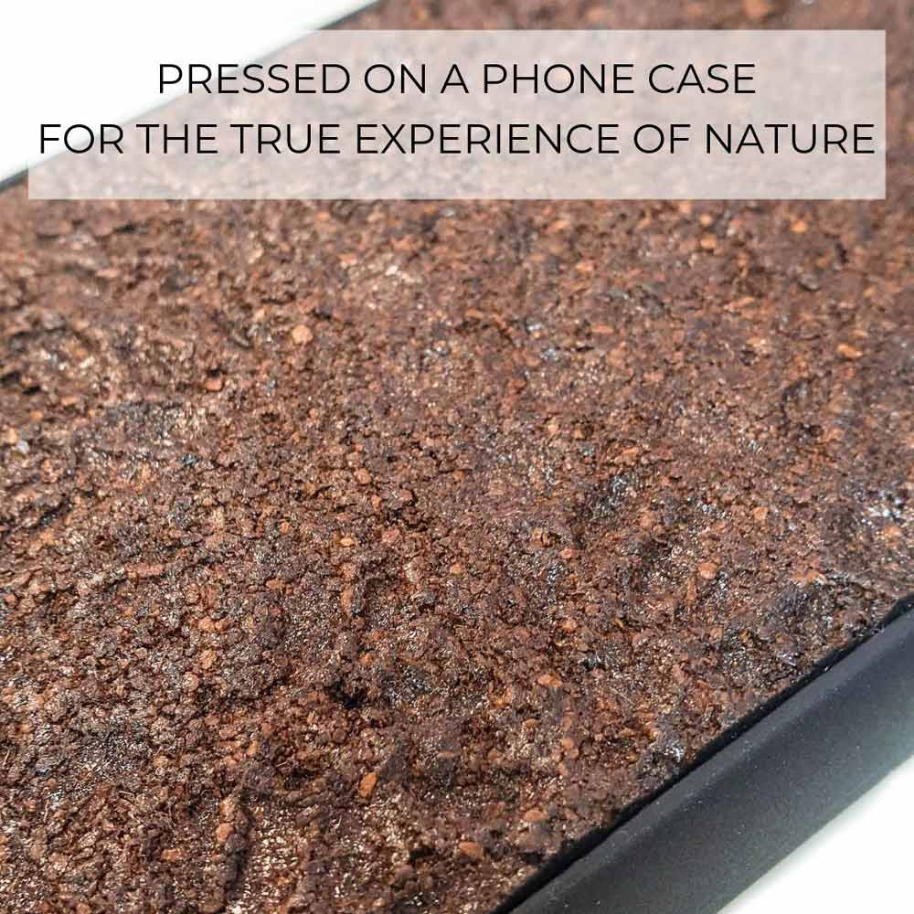 Organic phone case - Coffee