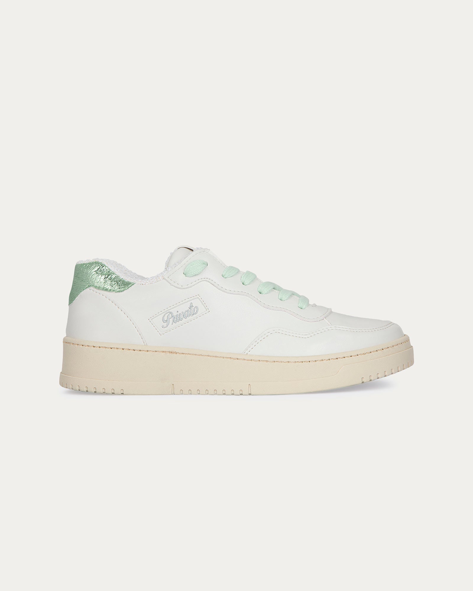 Lauren Sneakers White Green, Vegan Ecological