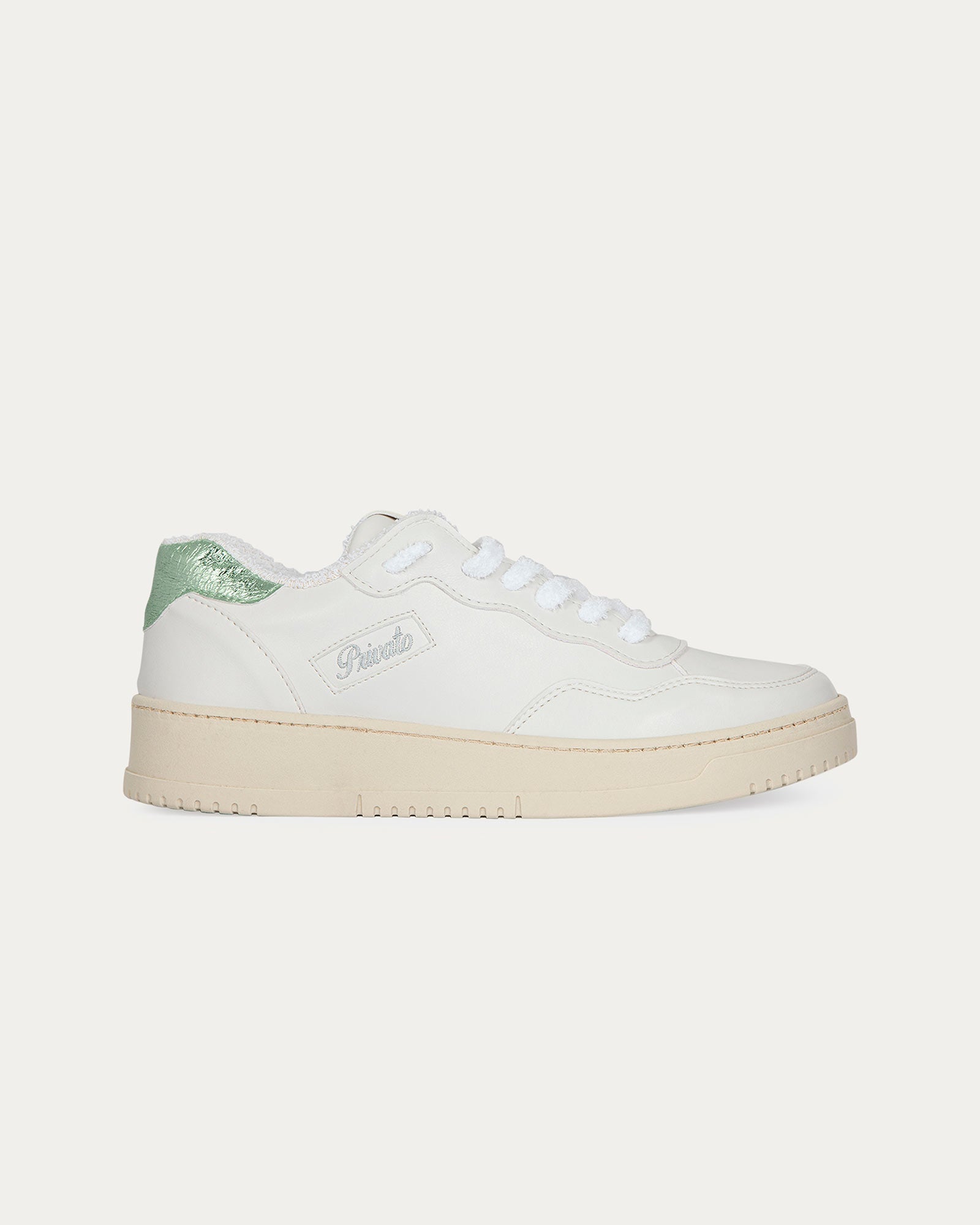 Lauren Sneakers White Green, Vegan Ecological