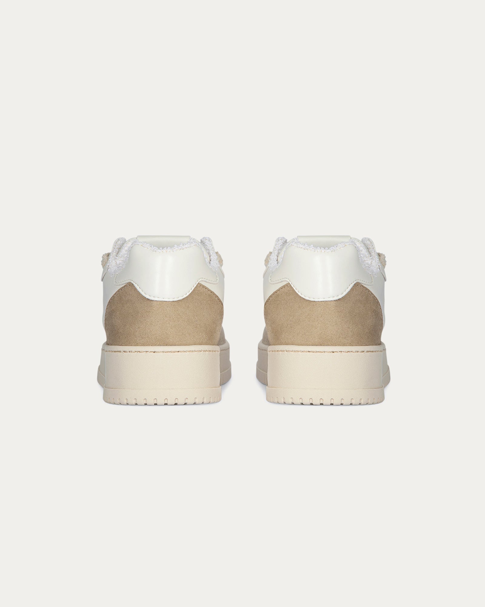 Sneakers Lauren white beige, vegan eco-friendly