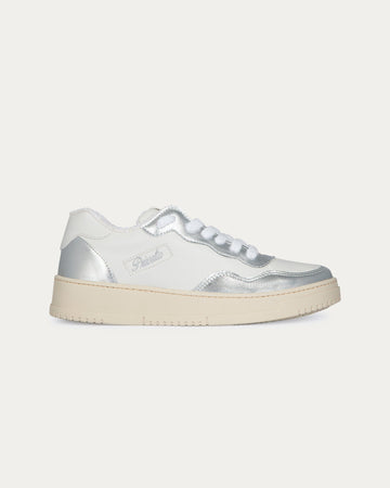 Lauren Sneakers White Silver, Vegan Ecological