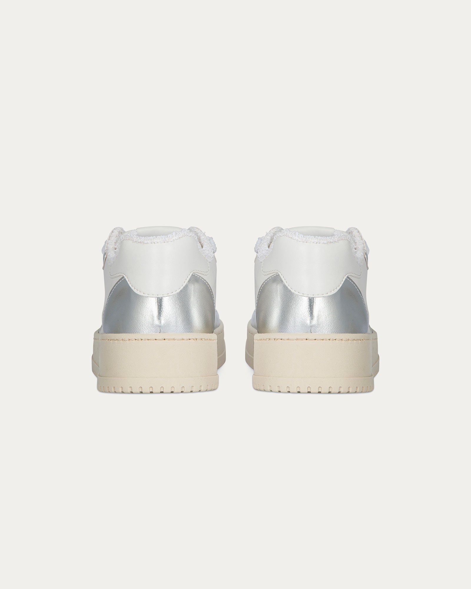 Lauren Sneakers White Silver, Vegan Ecological