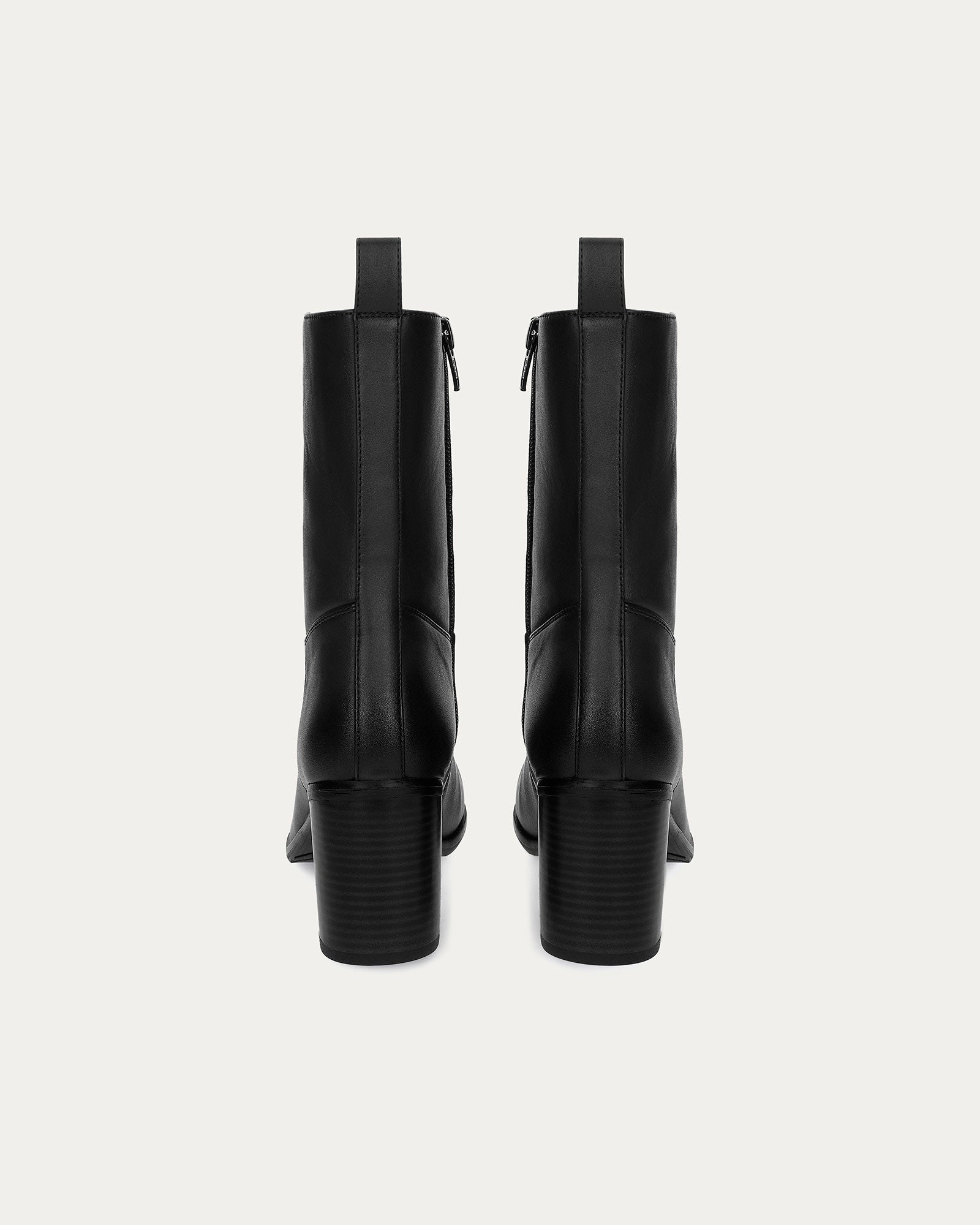 Diana black ankle boots, vegan eco-friendly