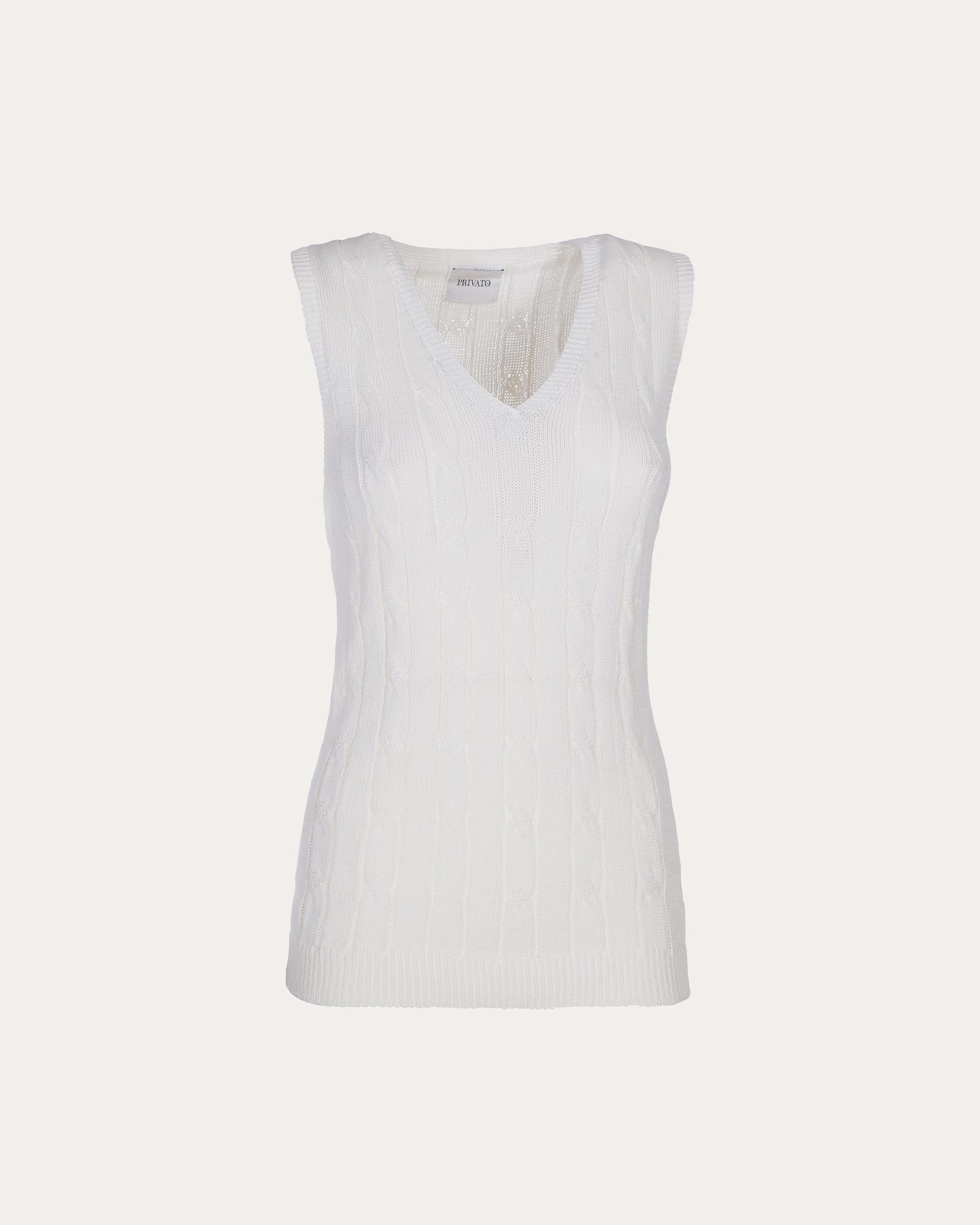 White Organic Cotton Vest Vegan Sustainable