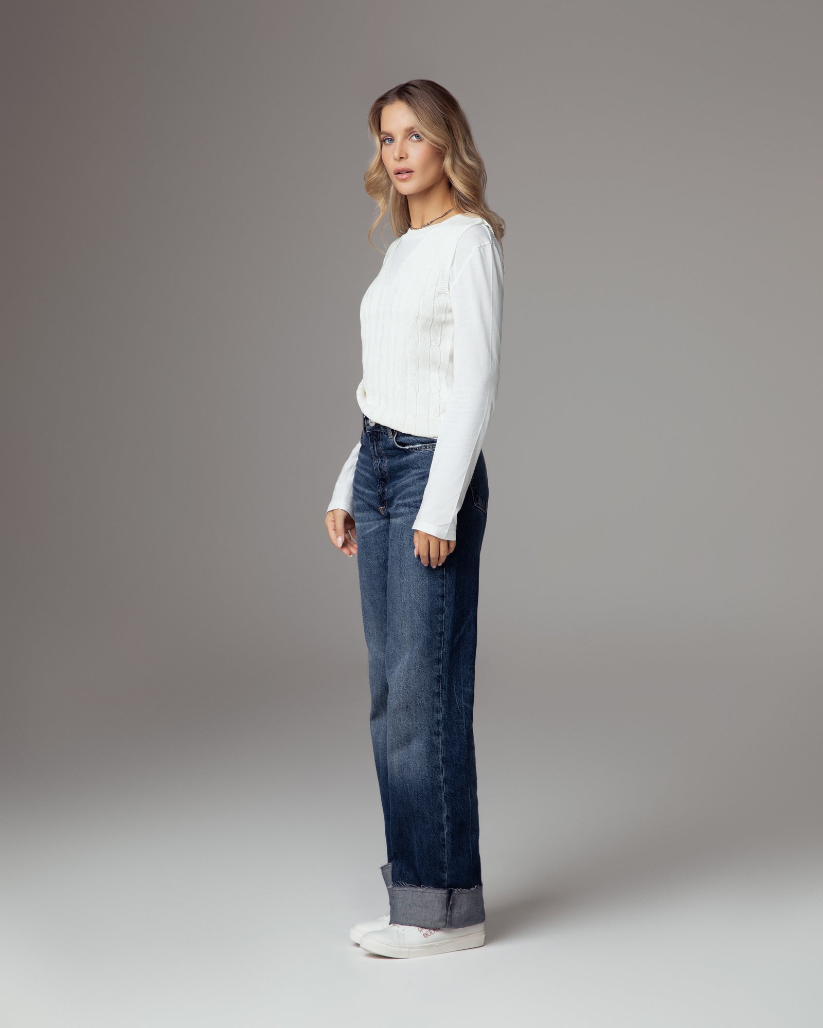 White Organic Cotton Vest Vegan Sustainable